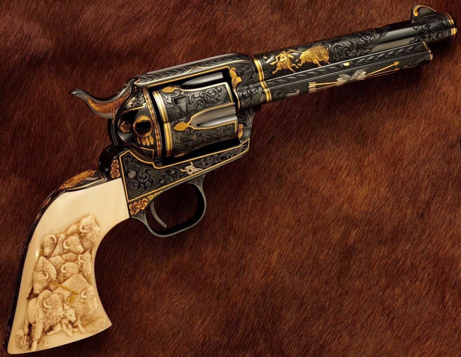 Colt Army revolver, 720P, Weapons, HD Wallpaper