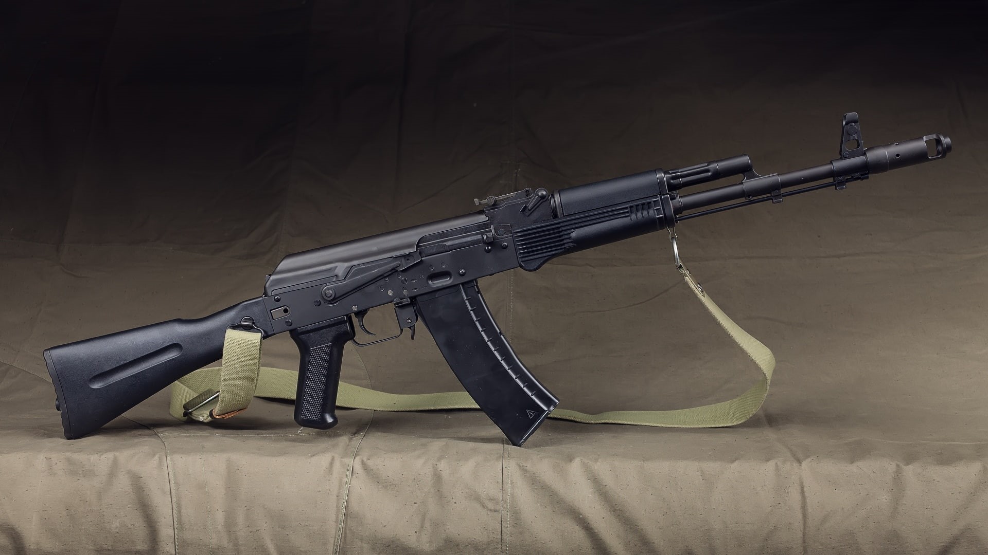 AK-74, weapons, 1080P, Kalashnikov, machine, HD Wallpaper