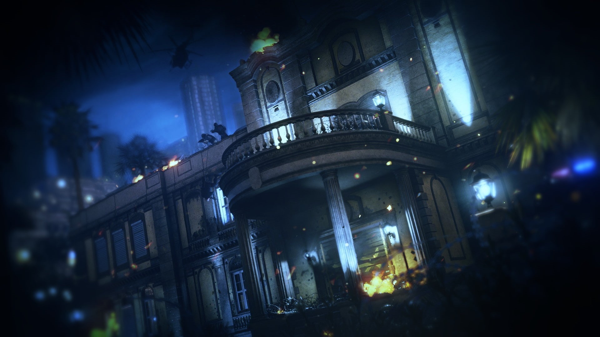 no people, city, lighting equipment, glowing, window, 1080P, Rainbow Six: Siege, the past, illuminated, architecture, building, history, travel destinations, HD Wallpaper