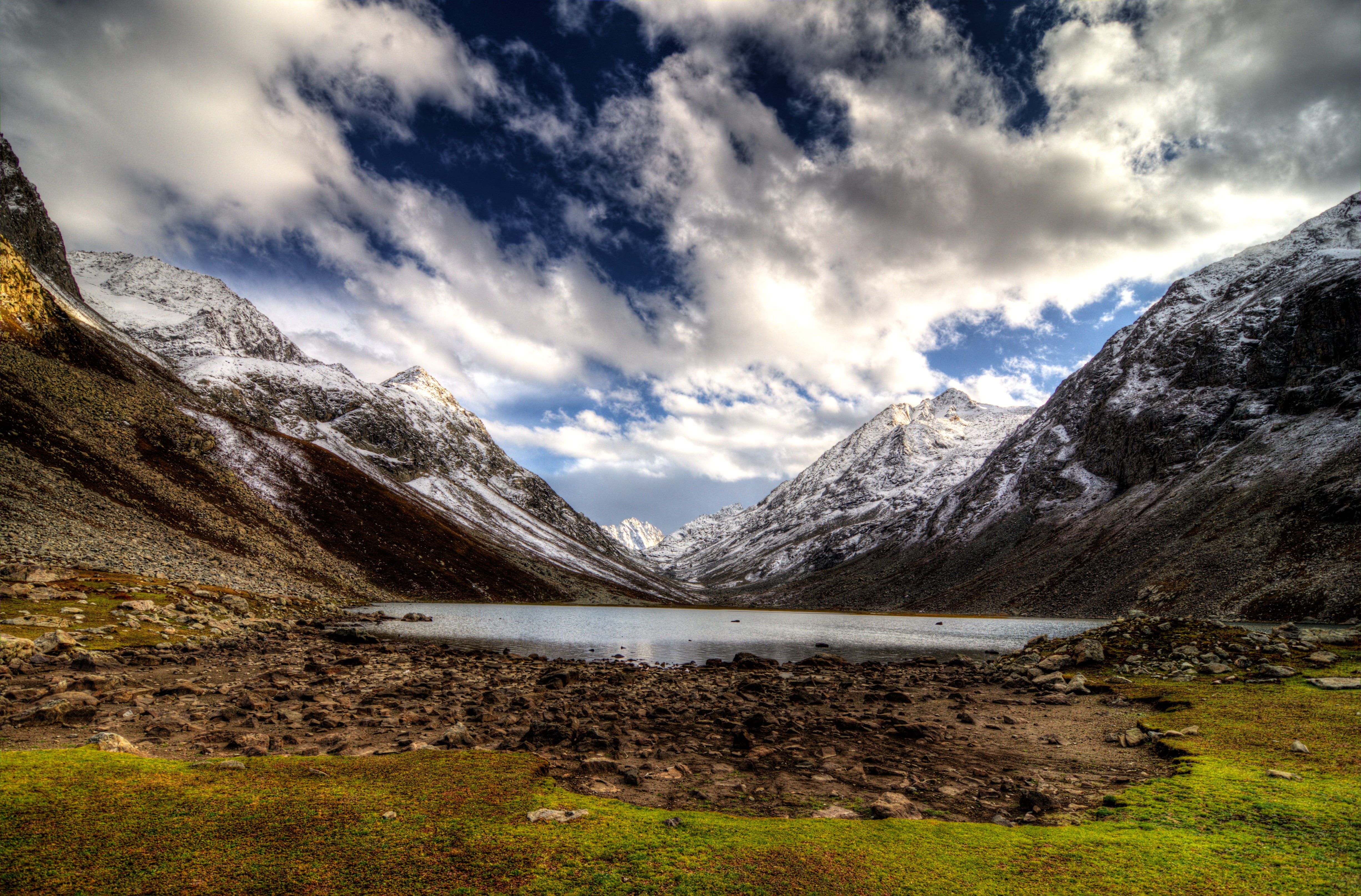 meadows, danda, near, nature, banda, Izmis  lake, mountains, outdoors, lake, 4K, water, hdr, clouds, kalam  swat, snow, Izmis Lake, scenics, photography, HD Wallpaper