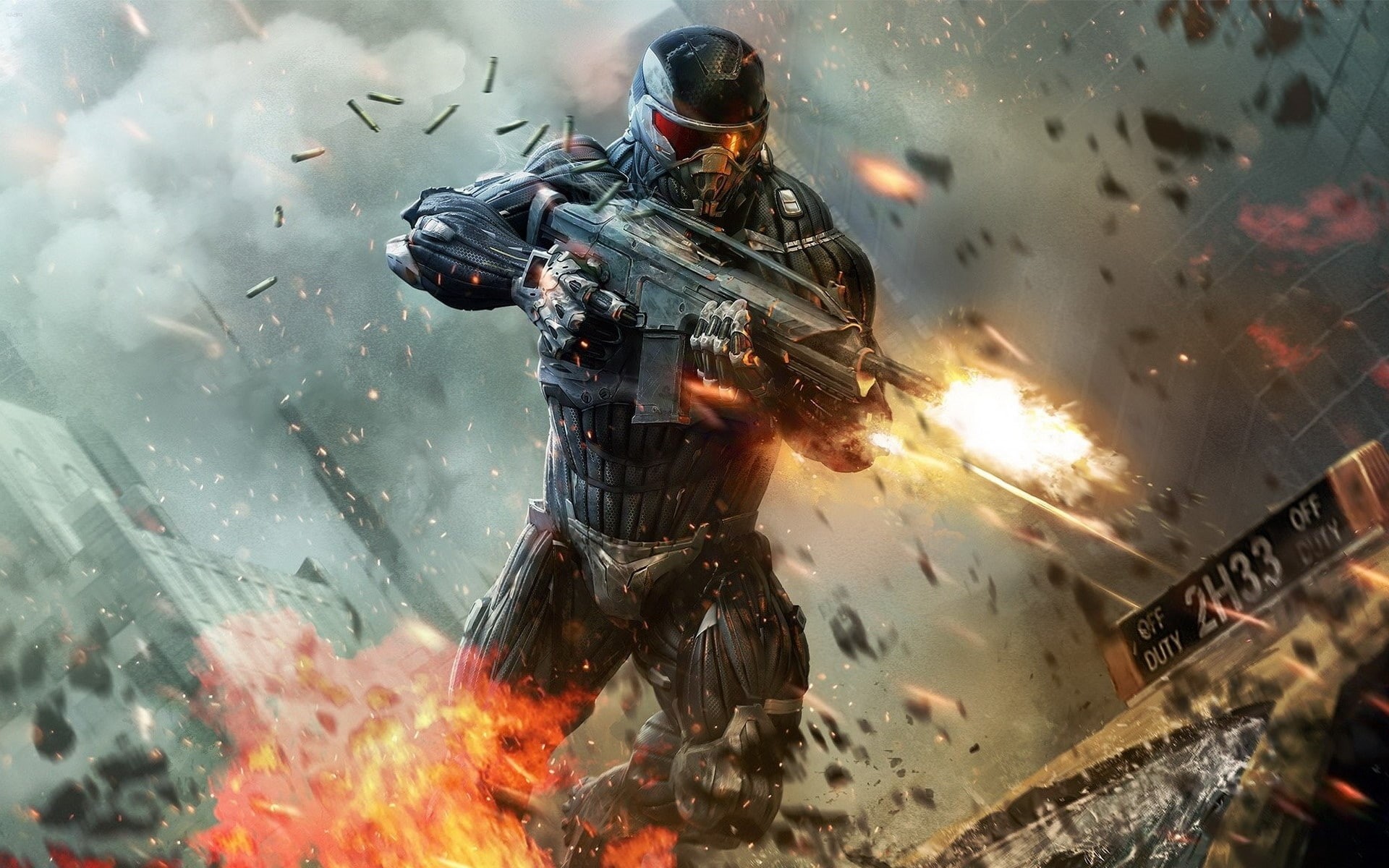 ii, gun, crysis, action, game, fps, 1080P, HD Wallpaper