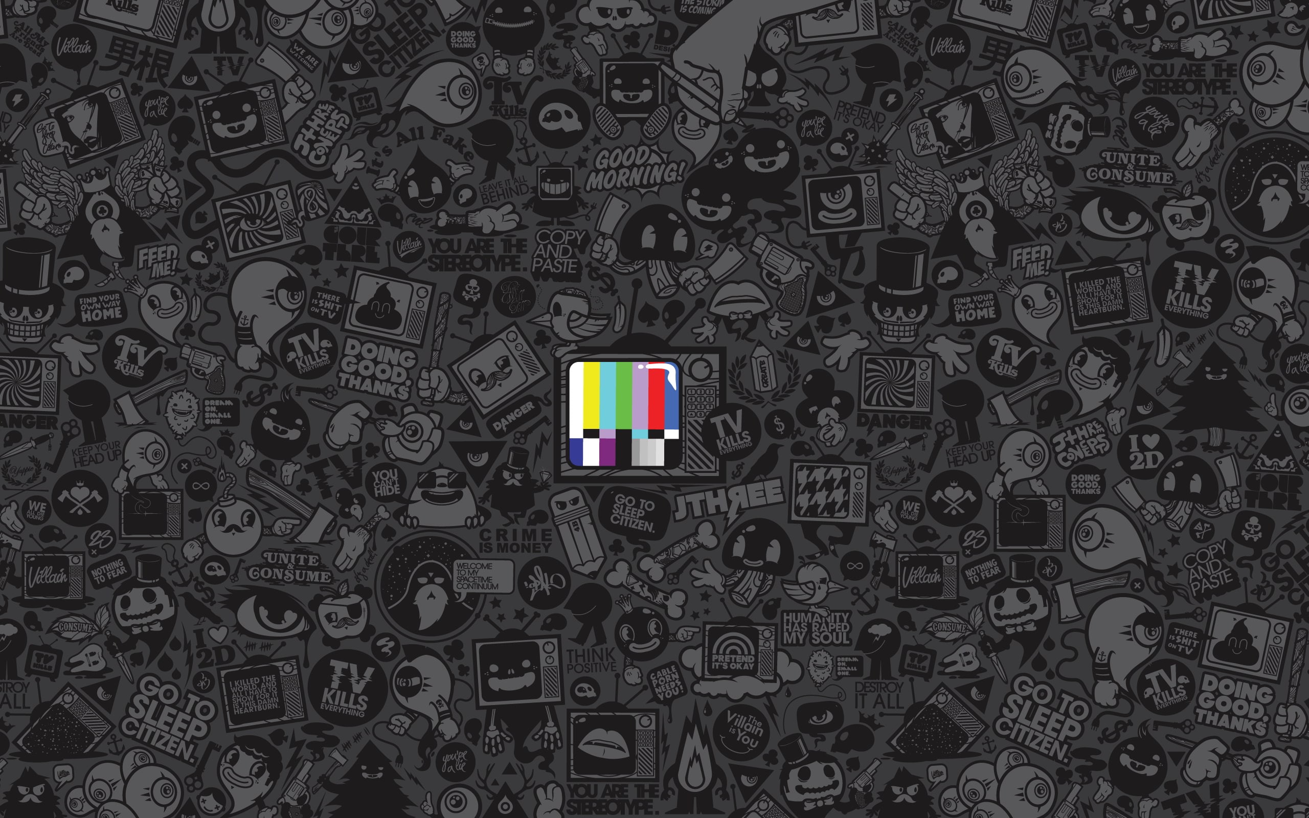 tv, 2K, kills, artistic, everything, HD Wallpaper
