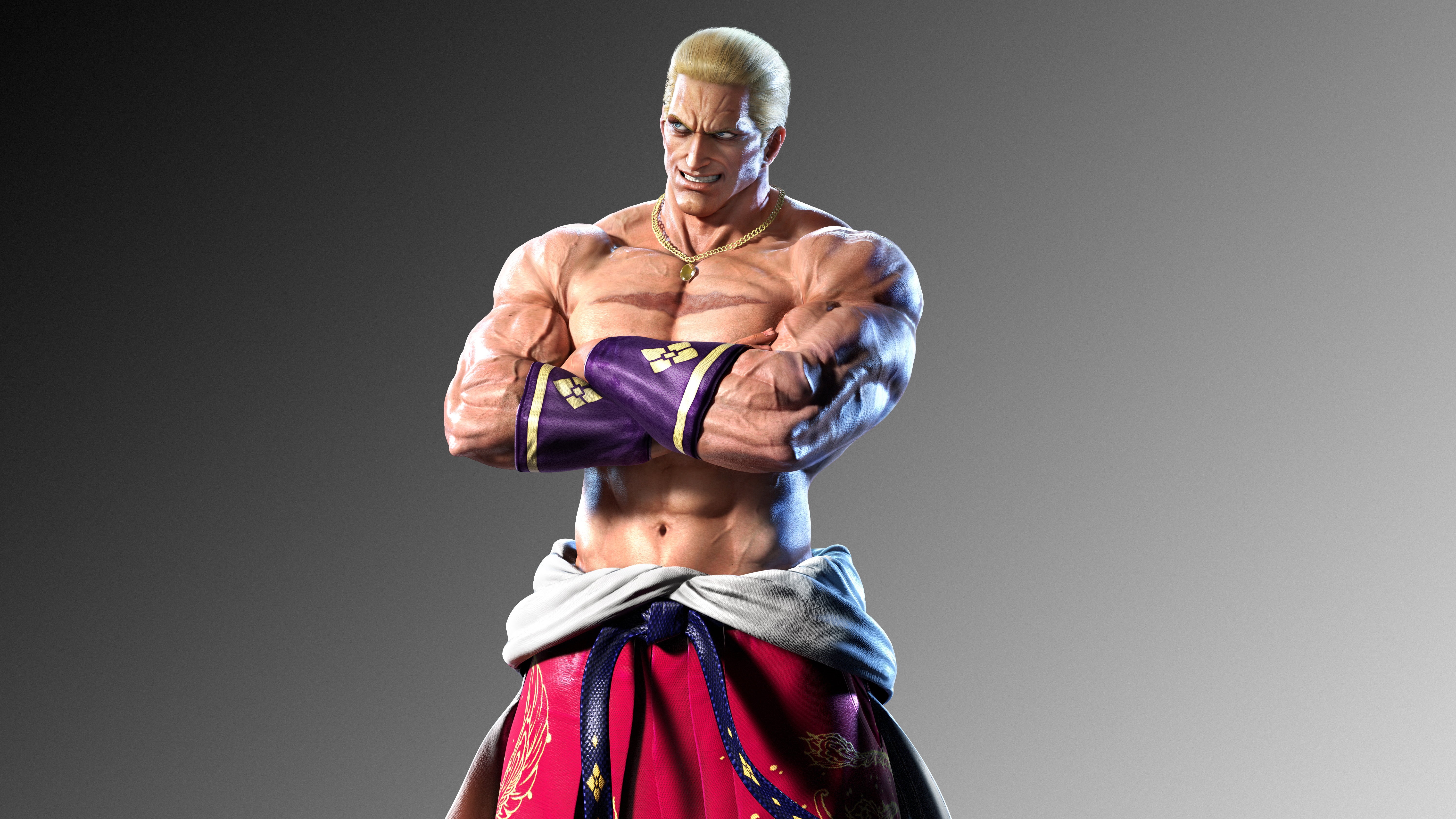 wellbeing, muscular build, studio shot, 4k, games, indoors, hd, human body part, body building, lifestyles, strength, males, exercising, tekken 7, healthy lifestyle, HD Wallpaper