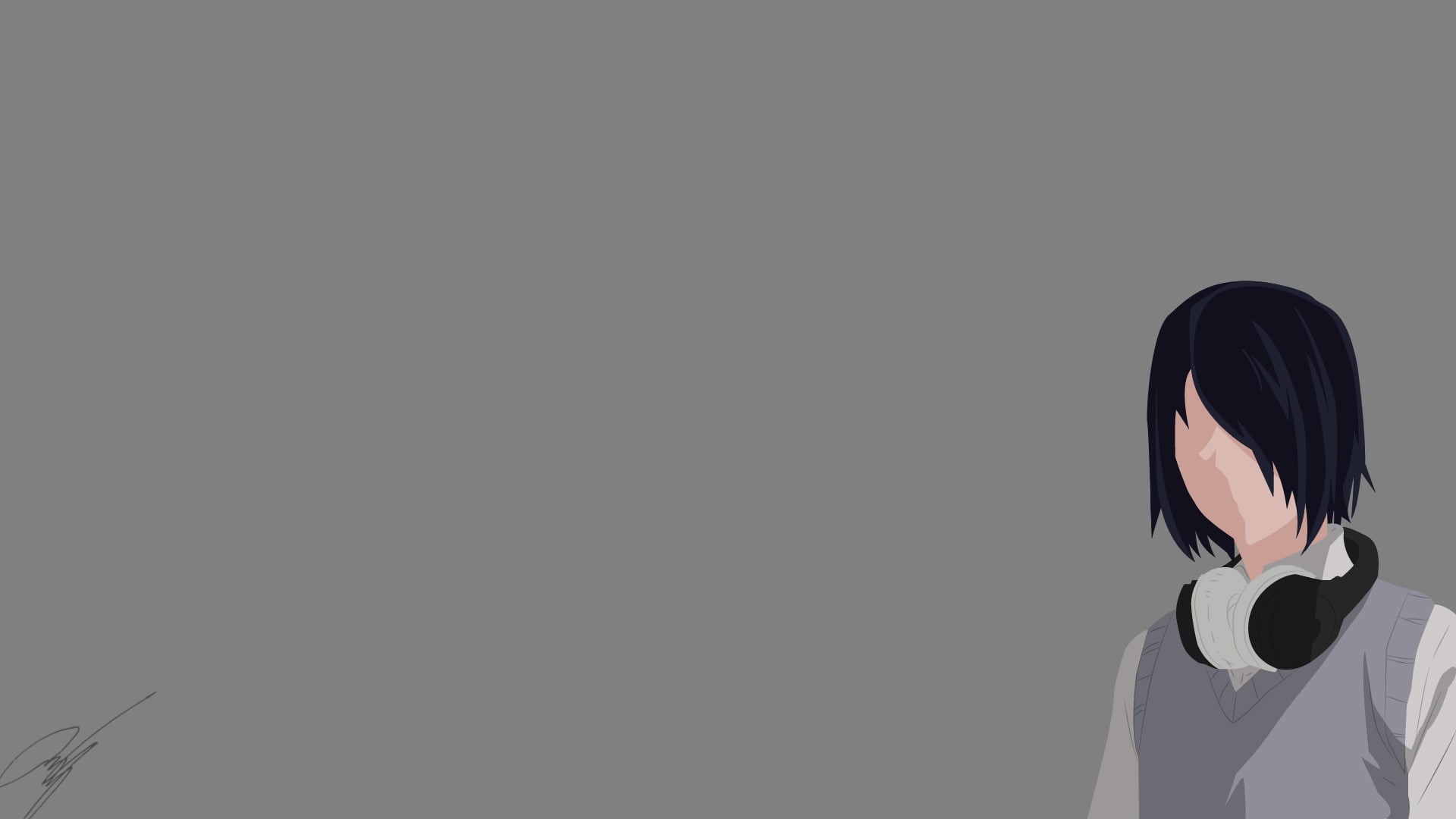 1080P, Kaguya-sama: Love is War, Minimalist, Anime, Yu Ishigami, HD Wallpaper