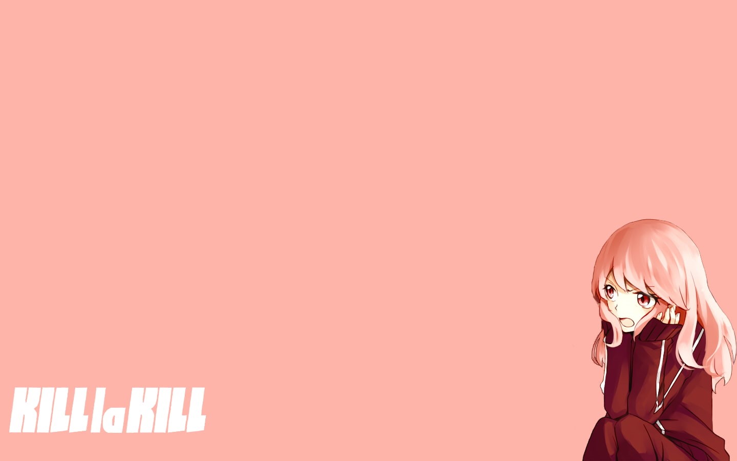 real people, copy space, wall - building feature, 720P, human representation, studio shot, colored background, Kill la Kill, indoors, Jakuzure Nonon, digital composite, HD Wallpaper