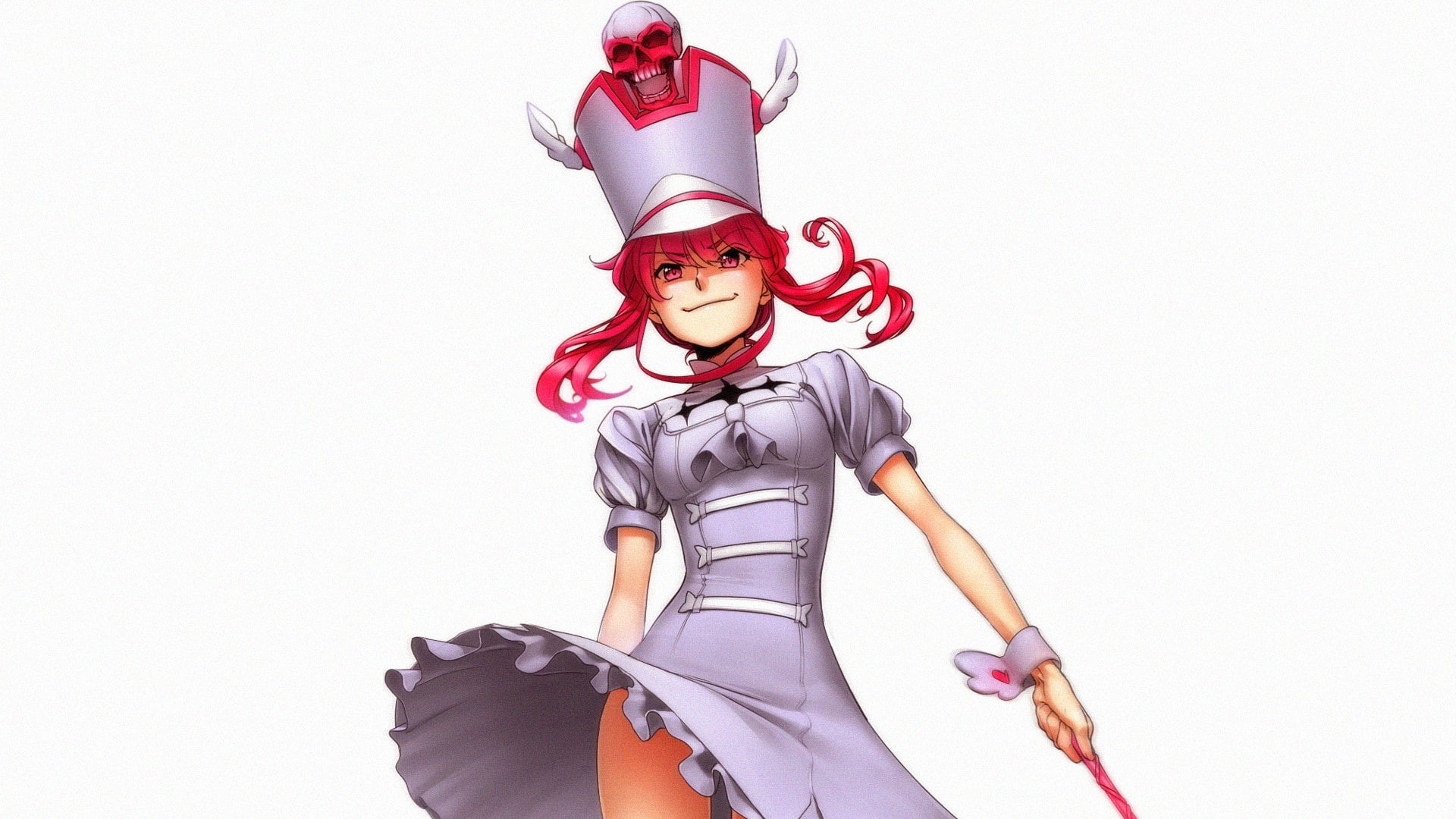 Jakuzure Nonon, adult, dress, indoors, samurai, creativity, young adult, hairstyle, looking at camera, young women, studio shot, costume, one person, females, HD Wallpaper