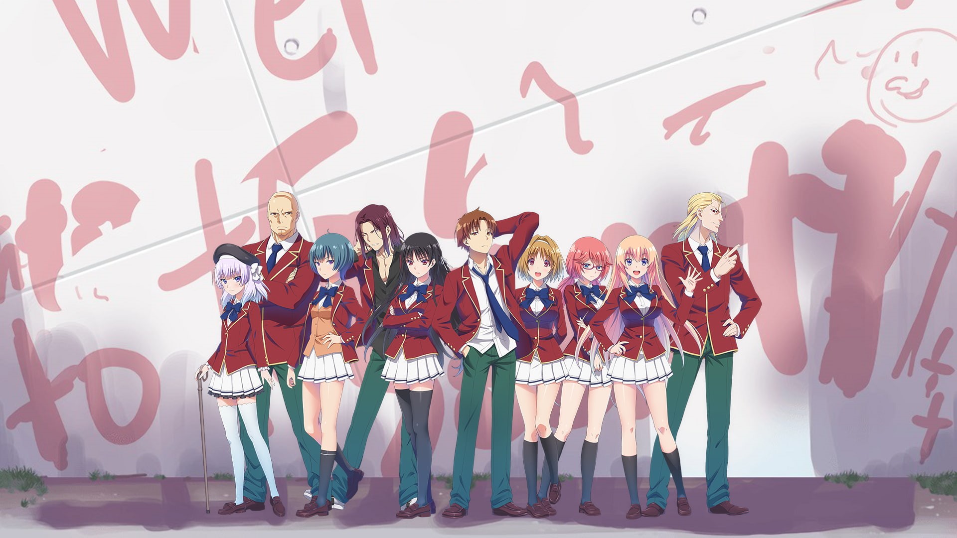 1080P, Anime, Suzune Horikita, Classroom of the Elite, Kikyō Kushida, HD Wallpaper