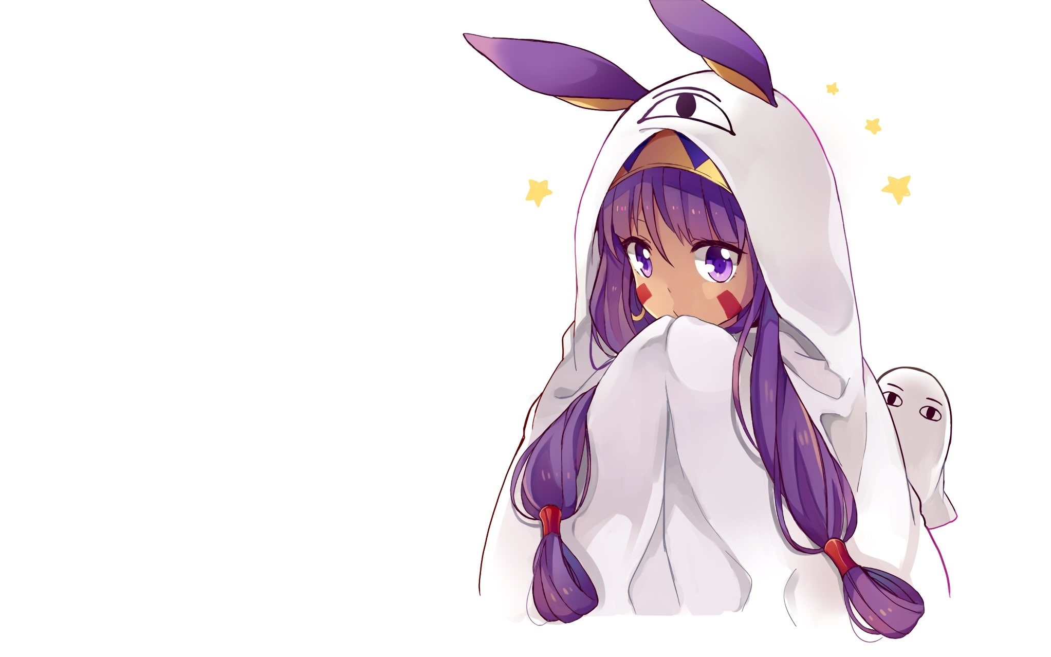 konachan, yimu, 1080P, hair, ears, grand, (fate, purple, animal, tattoo, eyes, com, fate, headband, waifu2x, order, long, nitocris, order), (series), twintails, HD Wallpaper