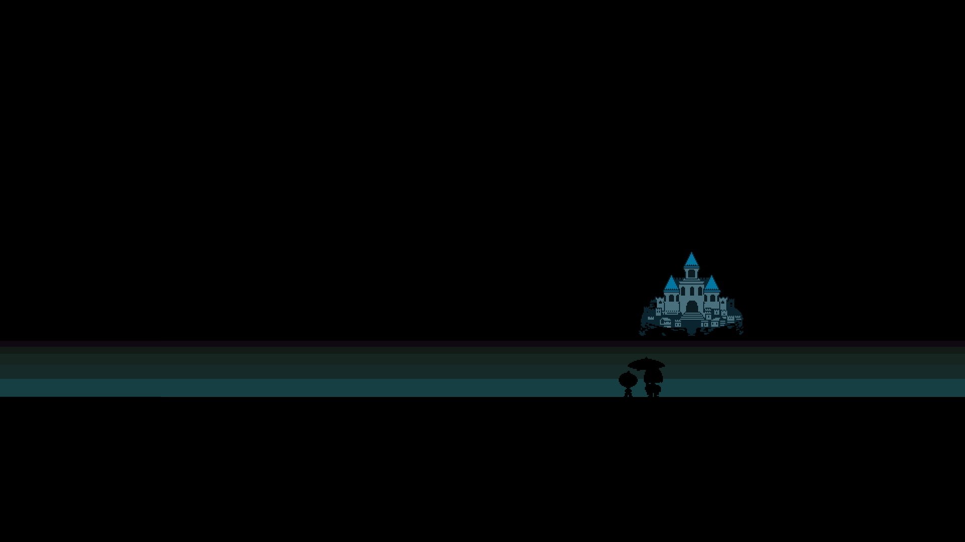 night, people, castle, belief, nature, one person, blue, black background, real people, women, building, dark, copy space, vector, spirituality, silhouette, HD Wallpaper