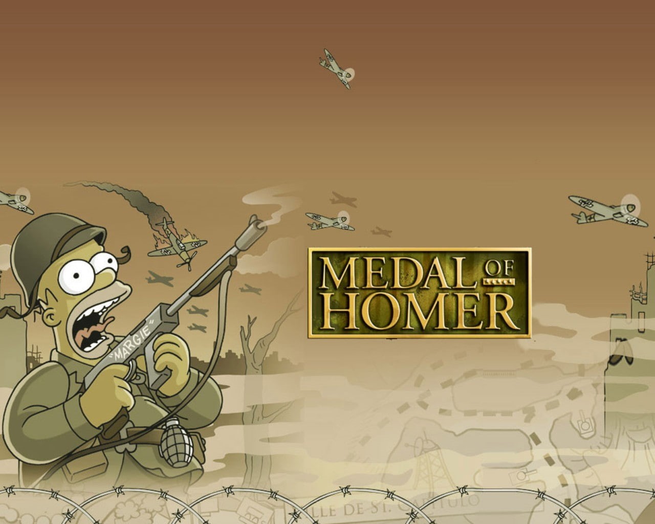 hd, 720P, homer, honor, medal, simpsons, the, cartoon/comic, HD Wallpaper
