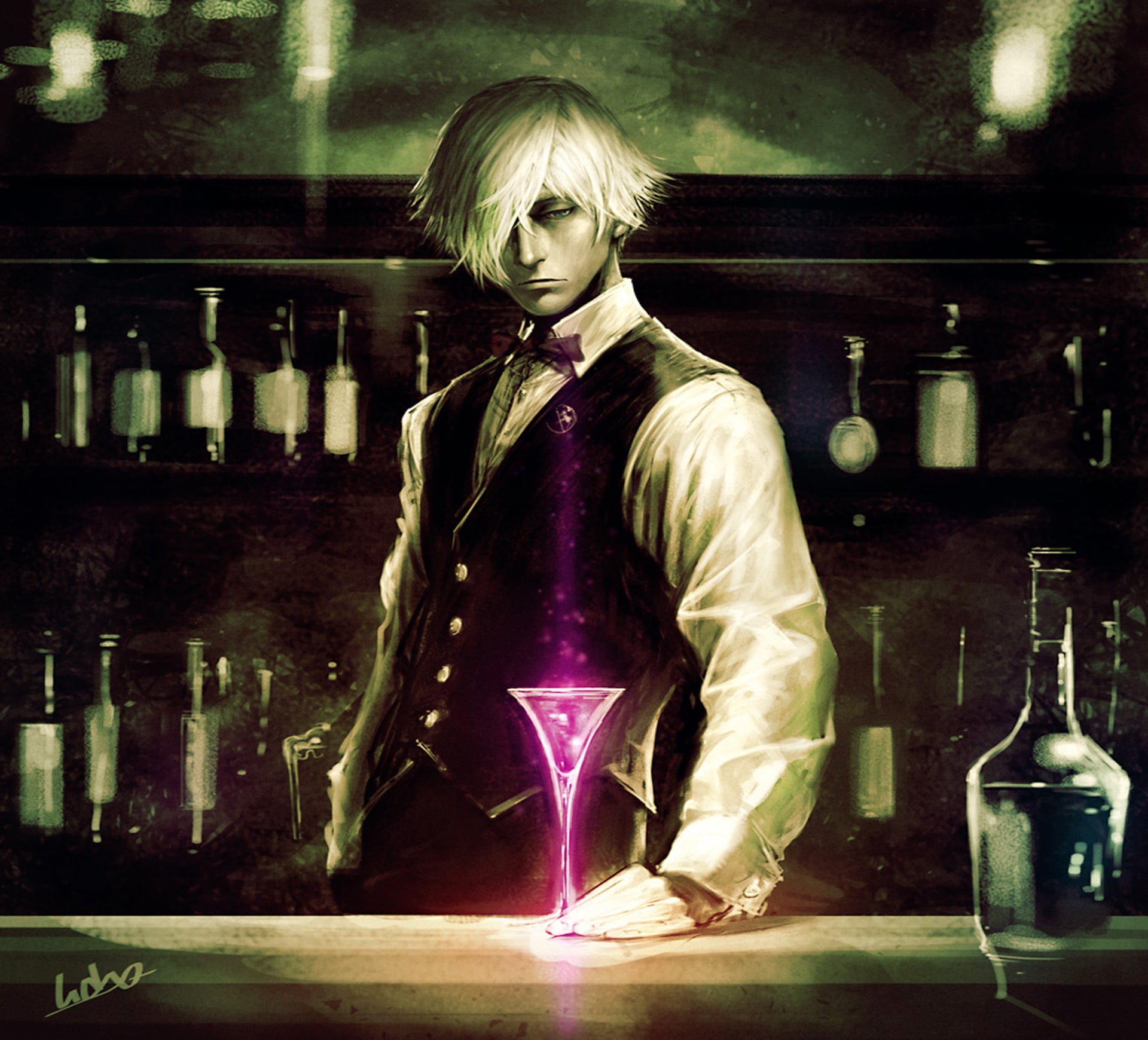 1080P, Anime, Death Parade, Decim (Death Parade), HD Wallpaper