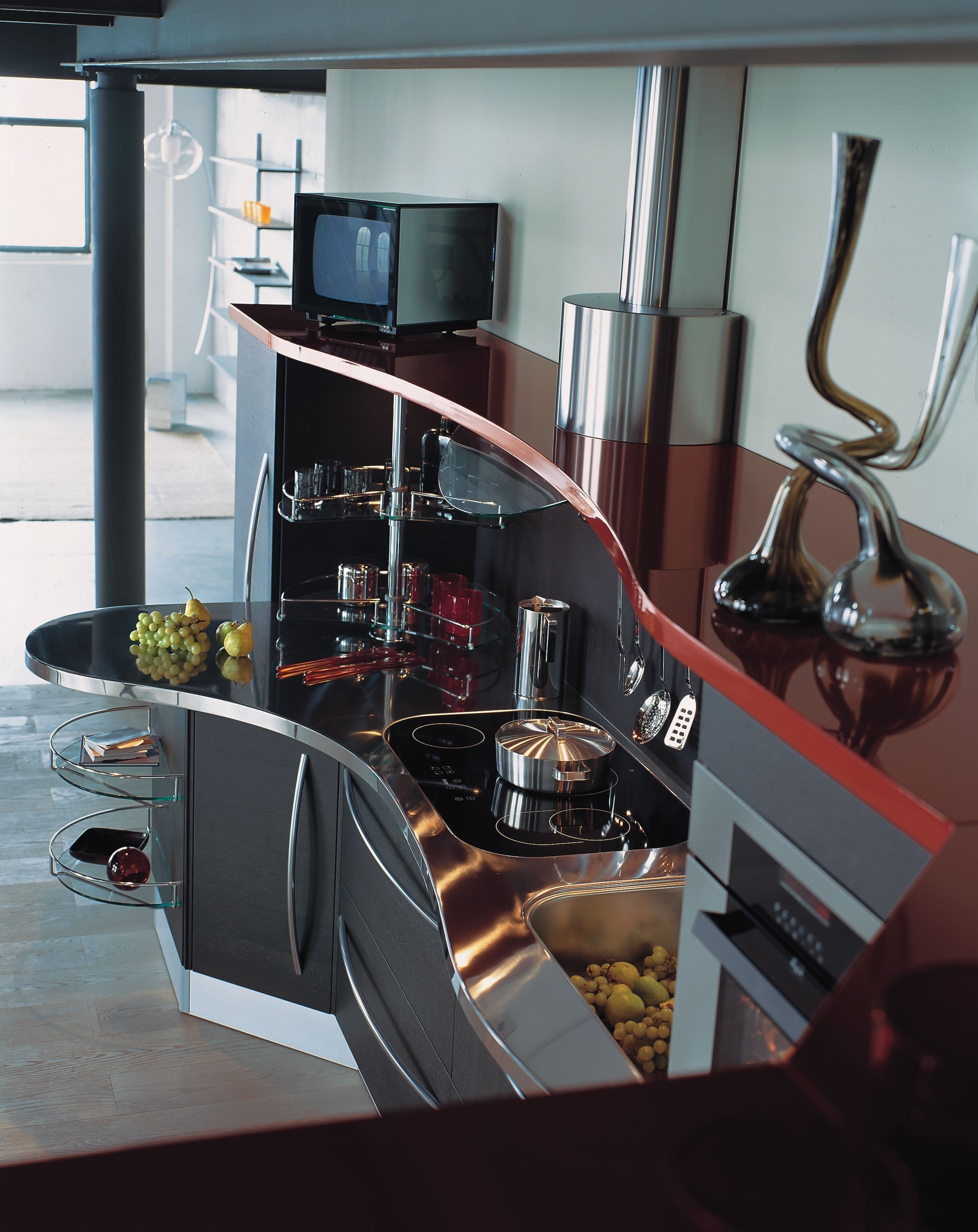 kitchen counter, glass, gray, indoors, appliance, domestic kitchen, household equipment, domestic room, transparent, tinted, no people, food and drink, Phone HD Wallpaper