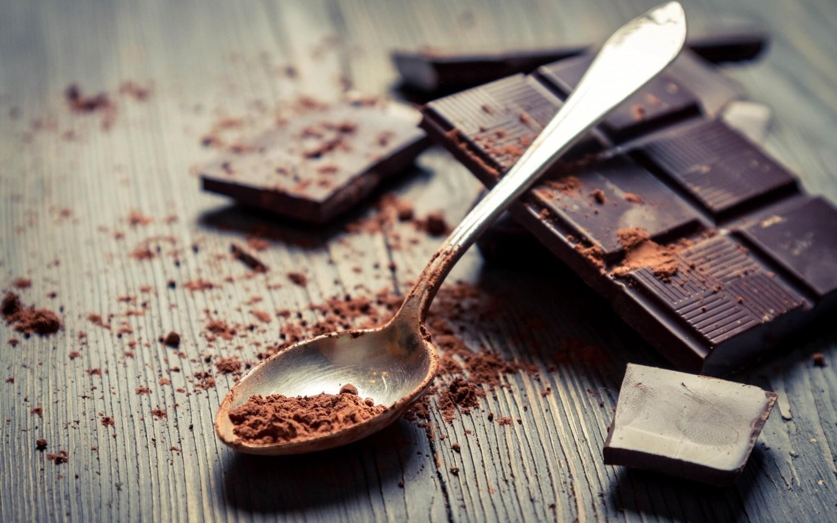 cocoa, bar, sweet, 720P, spoon, chocolate, HD Wallpaper