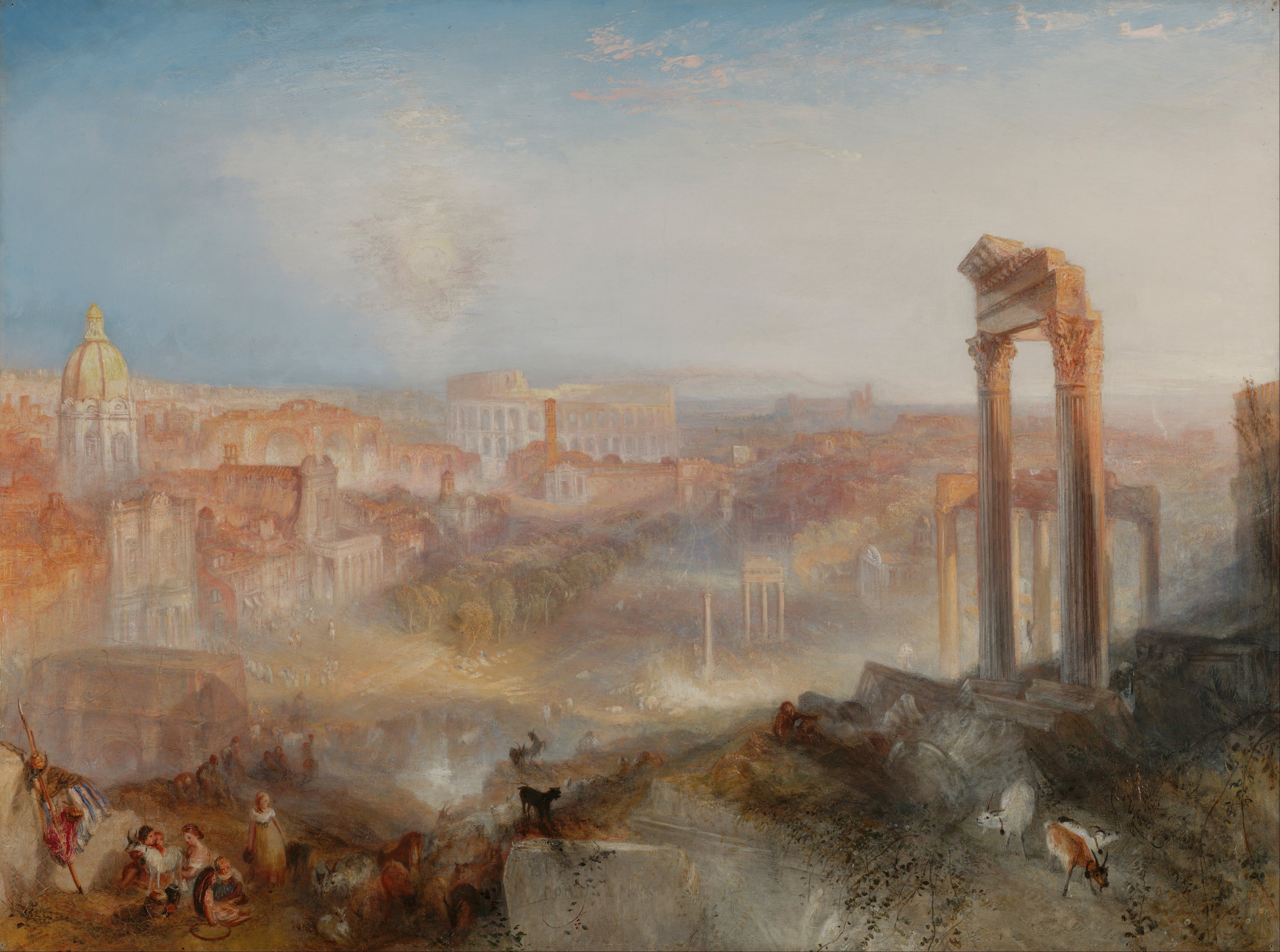 high, environment, people, day, no people, rock, landscape, history, joseph turner, oil on canvas, ancient civilization, tourism, ruins, nature, eroded, HD Wallpaper