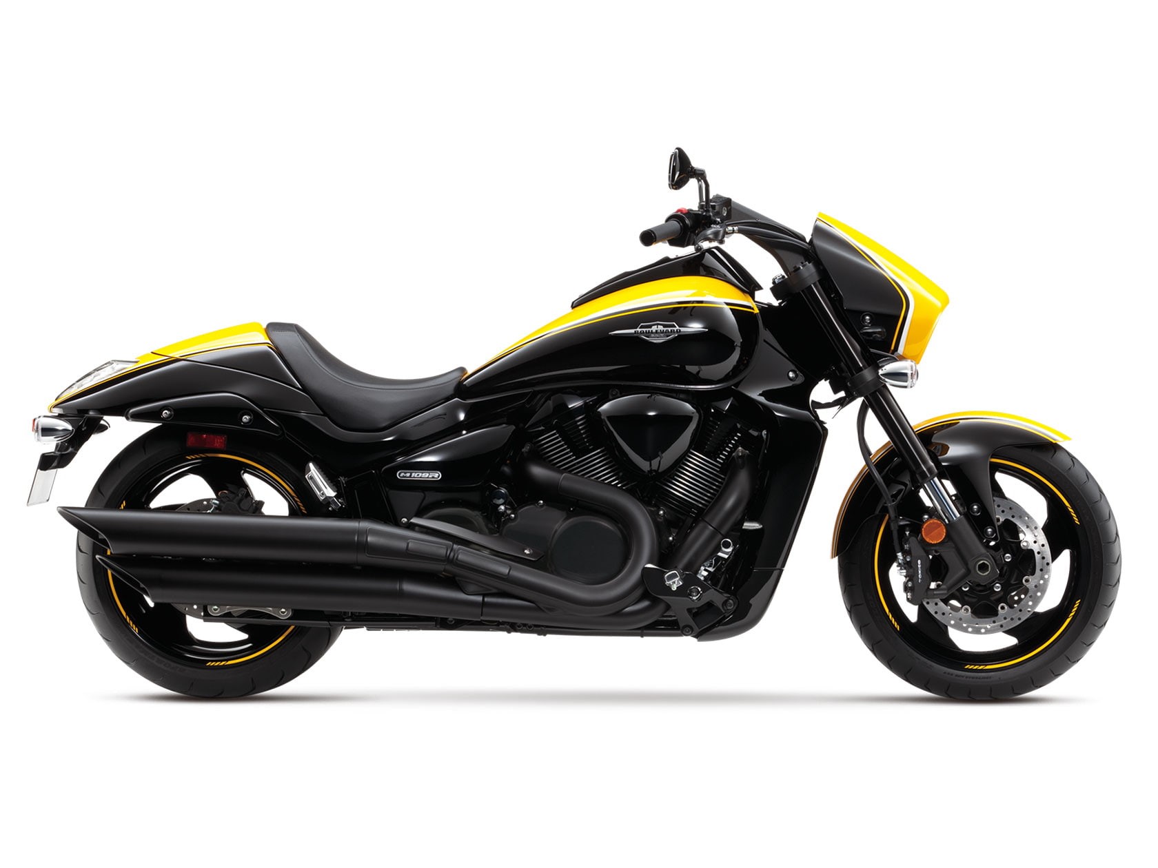 boulevard, bike, motorbike, m109r, 2014, suzuki, 720P, boss, HD Wallpaper