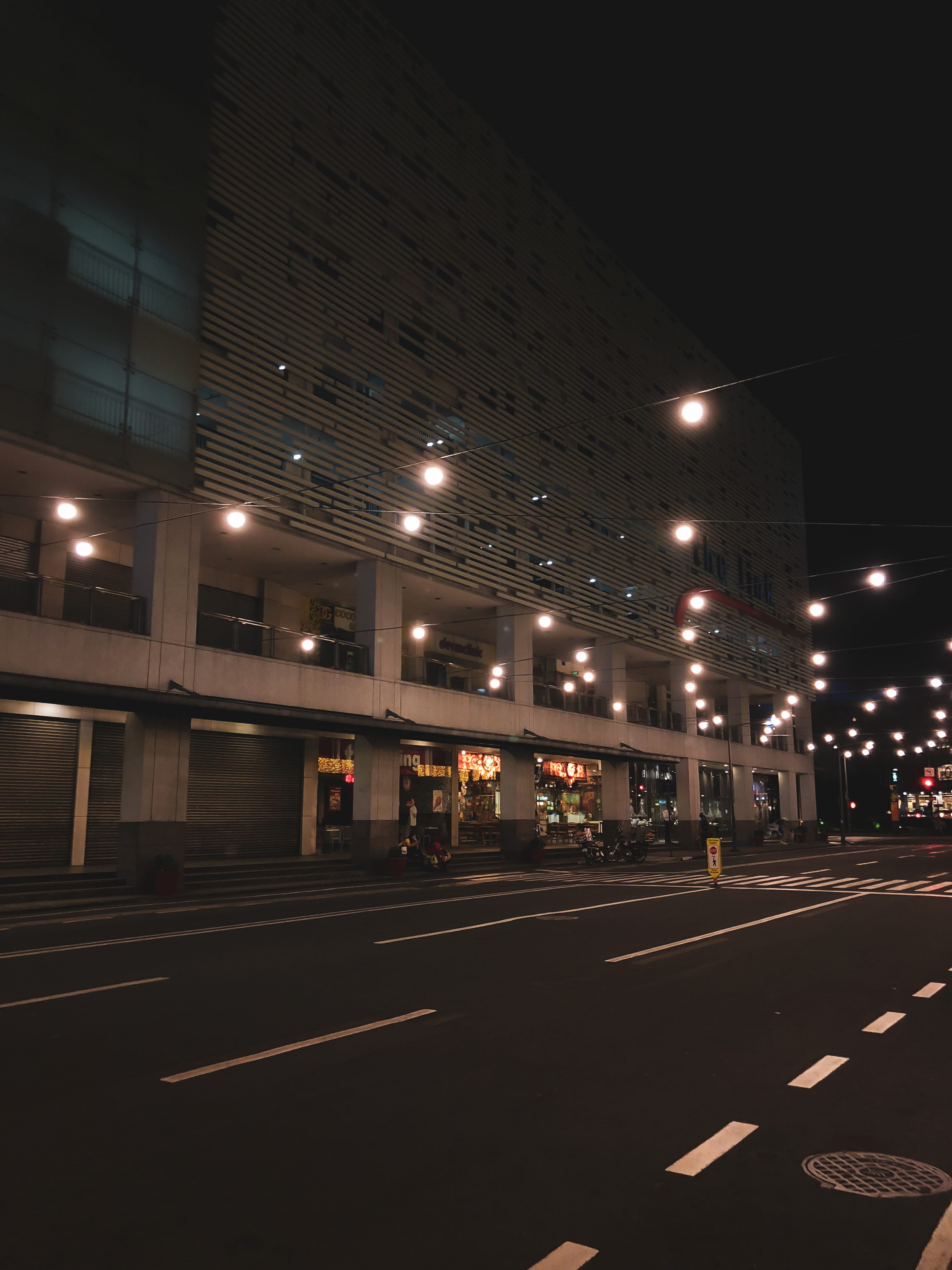 night, architecture, illuminated, transportation, lights, no people, makati city, nature, sign, night life, built structure, building, night light, 4K, Phone HD Wallpaper