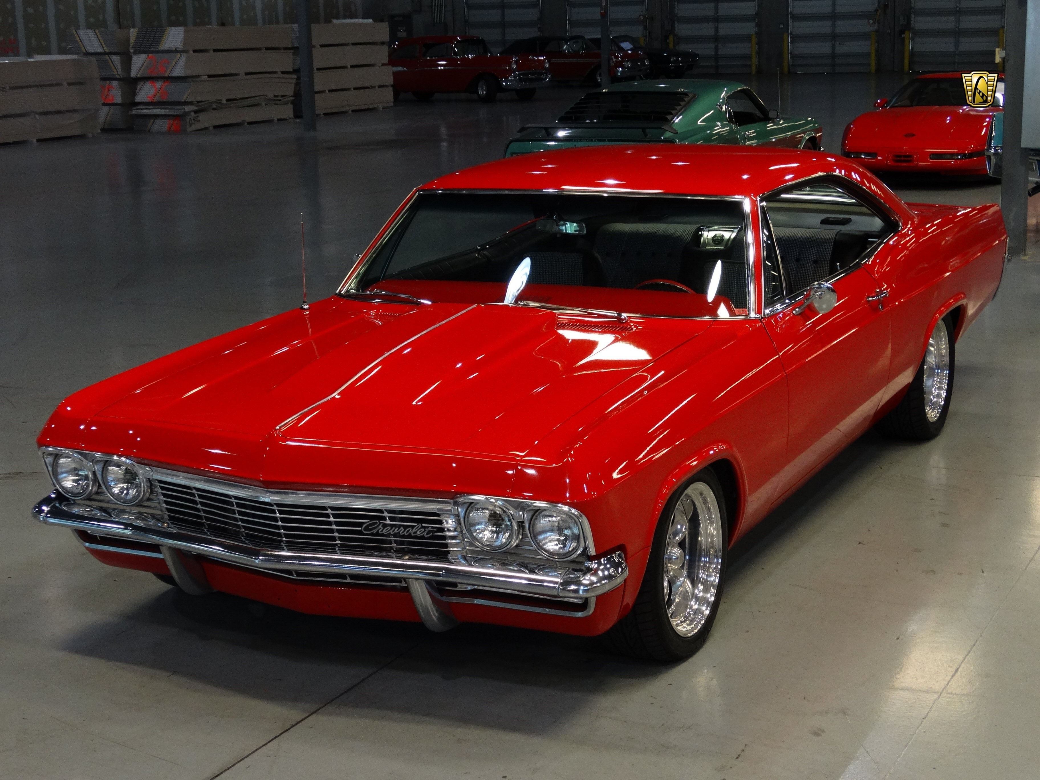 impala, 1965, red, 2K, chevrolet, chevy, cars, classic, HD Wallpaper