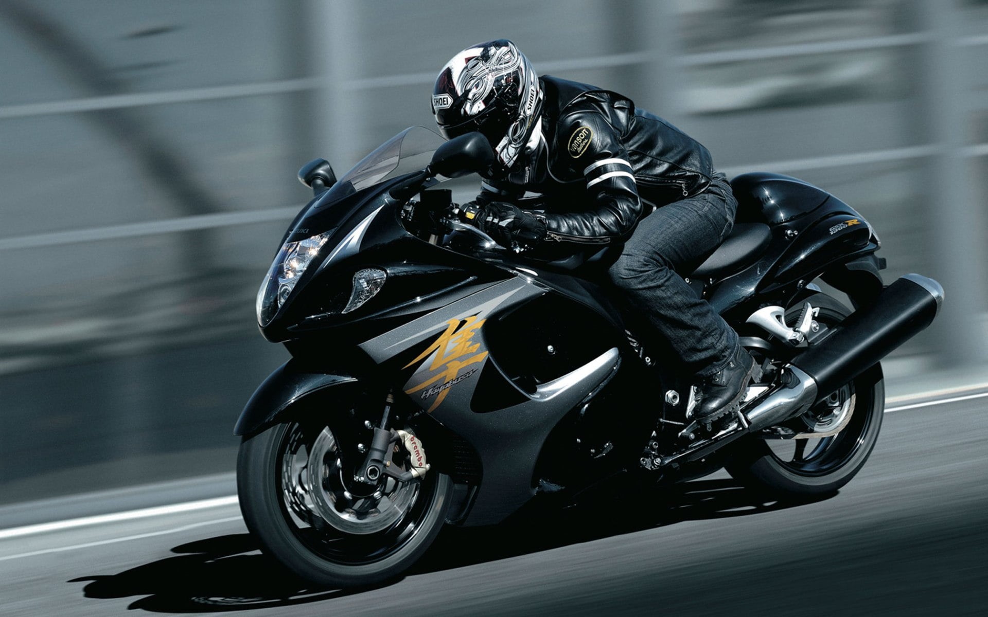 driving, motorsport, motorcycle racing, sports race, bike, city, Motorcycles, leather, headwear, ride, biker, road, Suzuki, mode of transportation, sport, HD Wallpaper