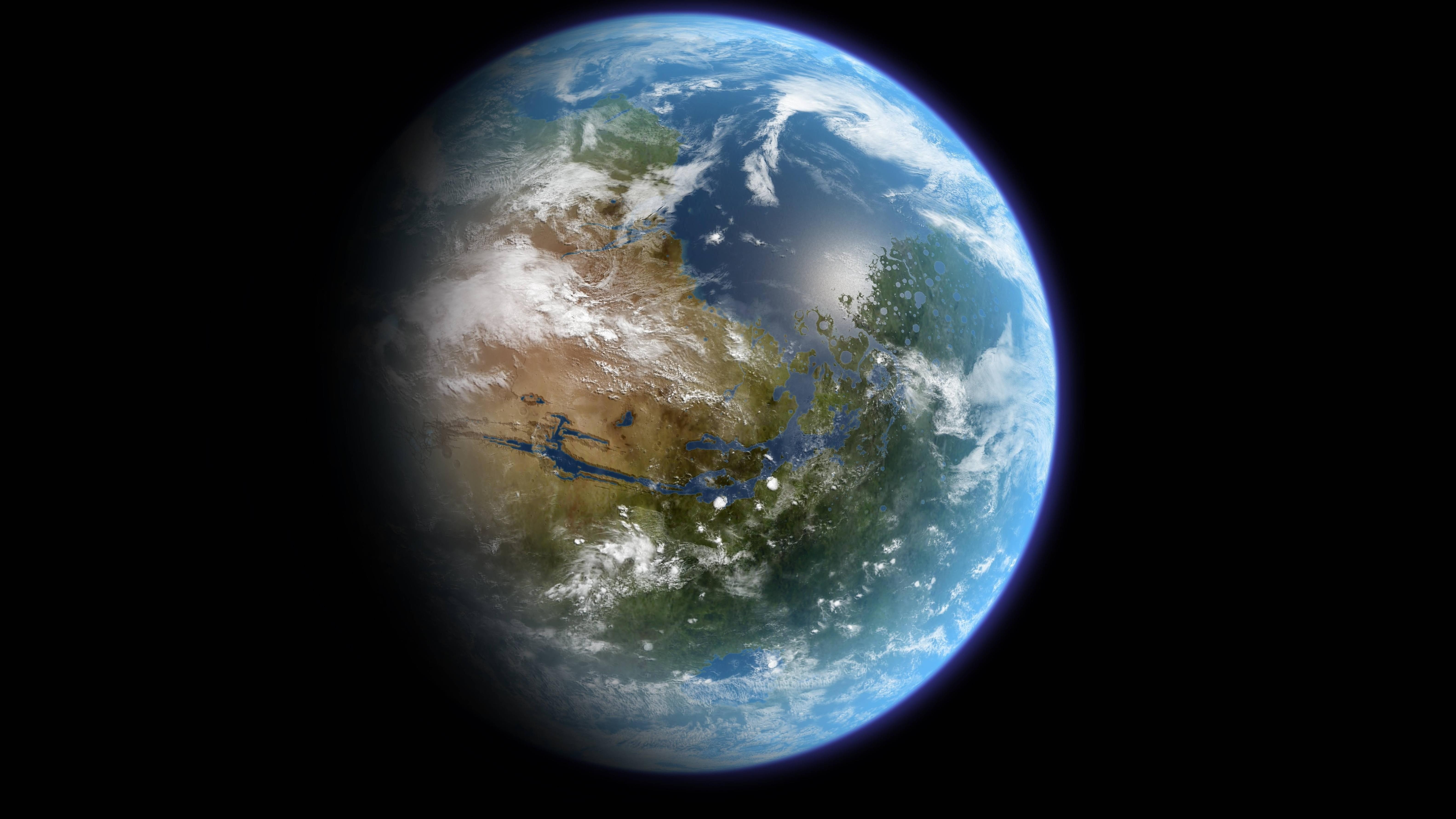 5K, planet, earth, space, HD Wallpaper