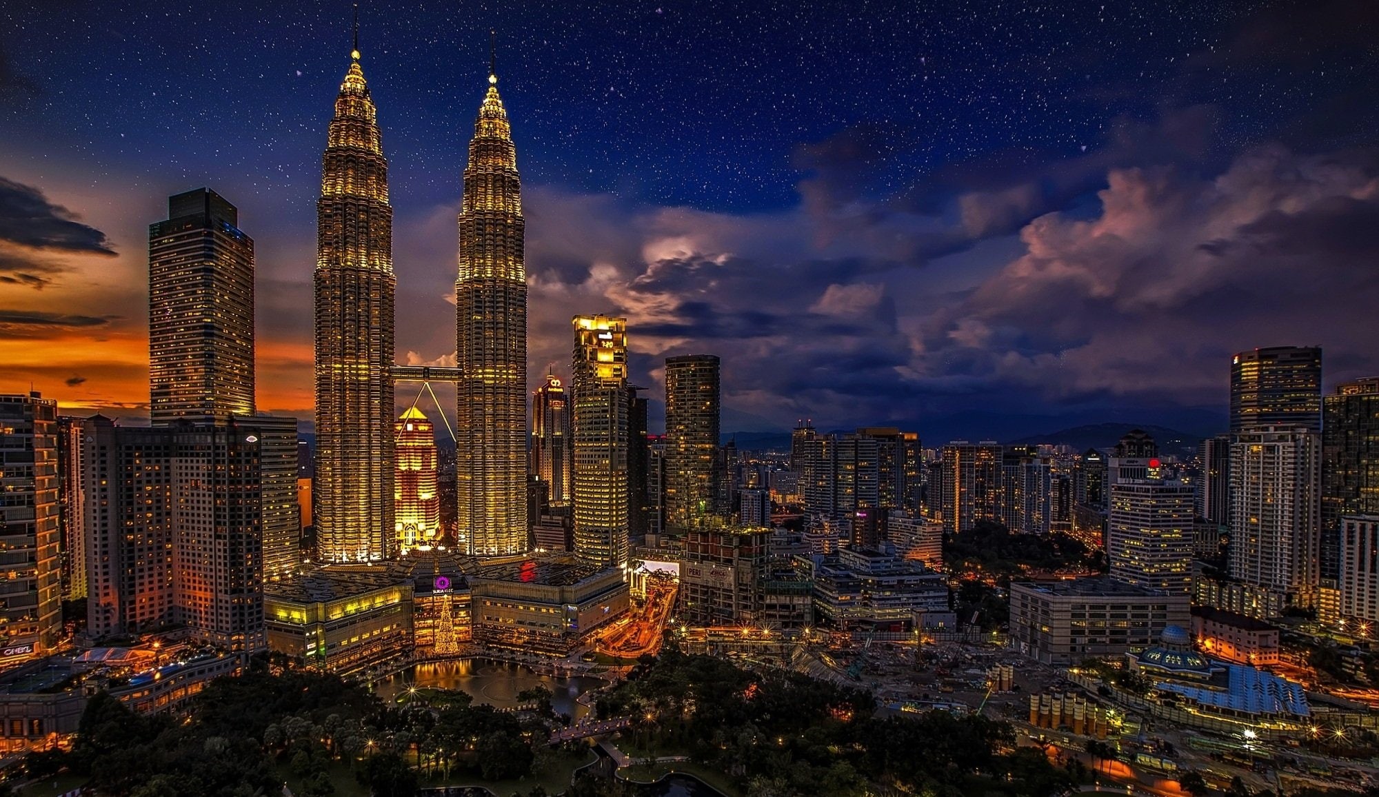 twins, malaysia, lumpur, 1080P, towers, kuala, petronas, twin, HD Wallpaper