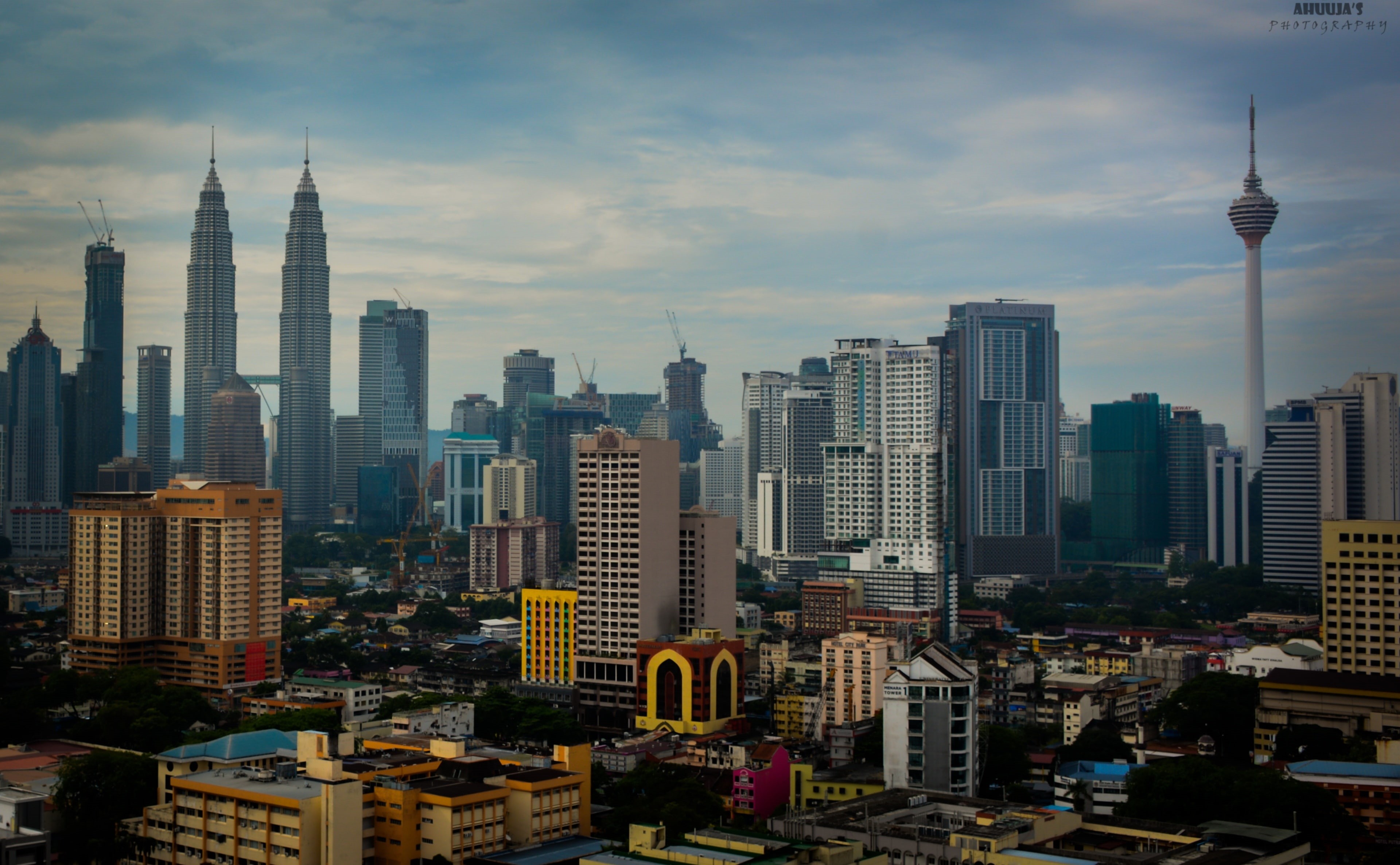 architecture, cityscape, Malaysia, spire, Asia, building exterior, global communications, tower, sky, nature, building, built structure, 4K, skyscraper, HD Wallpaper