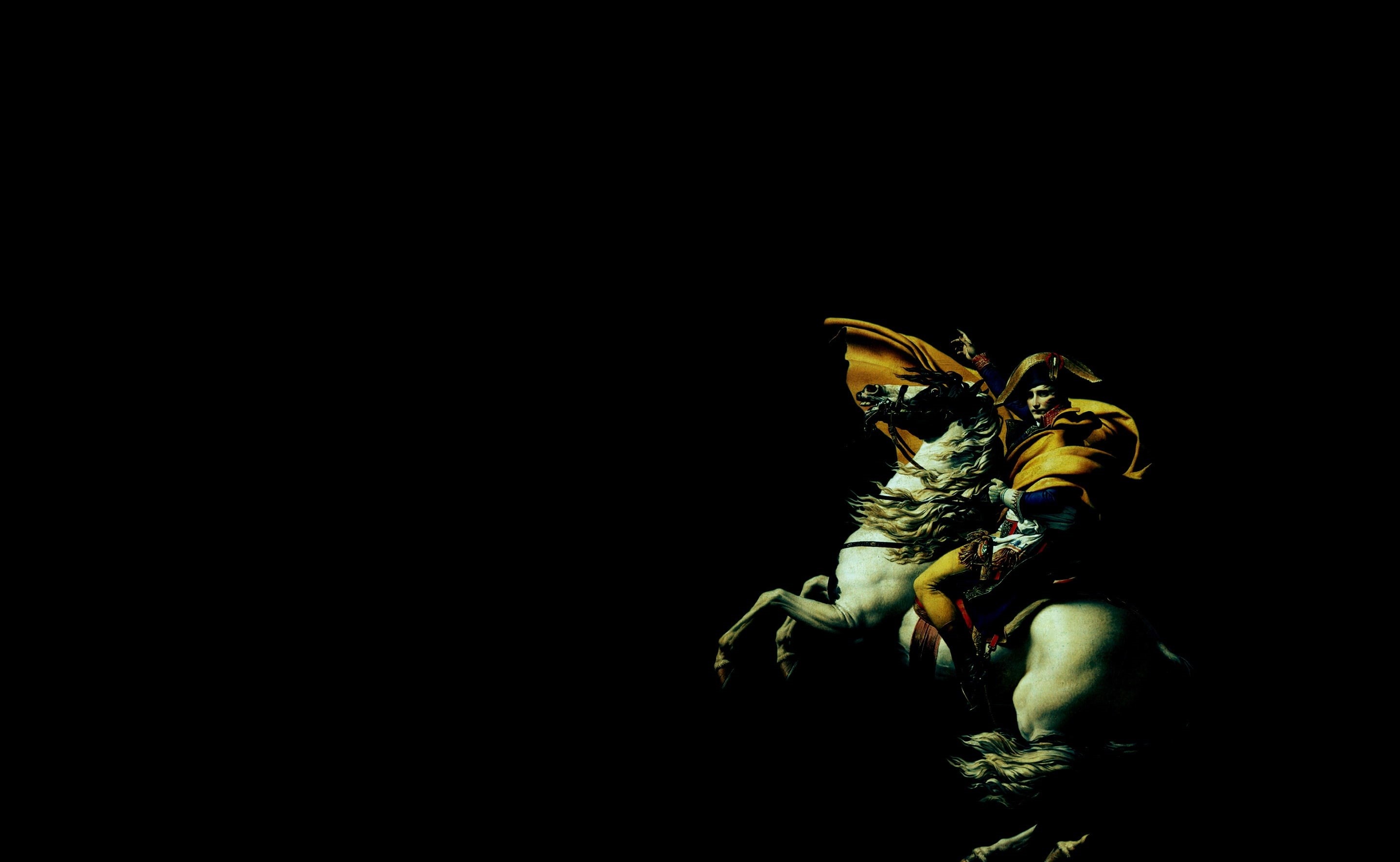 Dark, illustration, representation, Ride, Black, no people, Aero, performance, studio shot, Horse, bonaparte, knight, Napoleon, stage, Artwork, male likeness, HD Wallpaper
