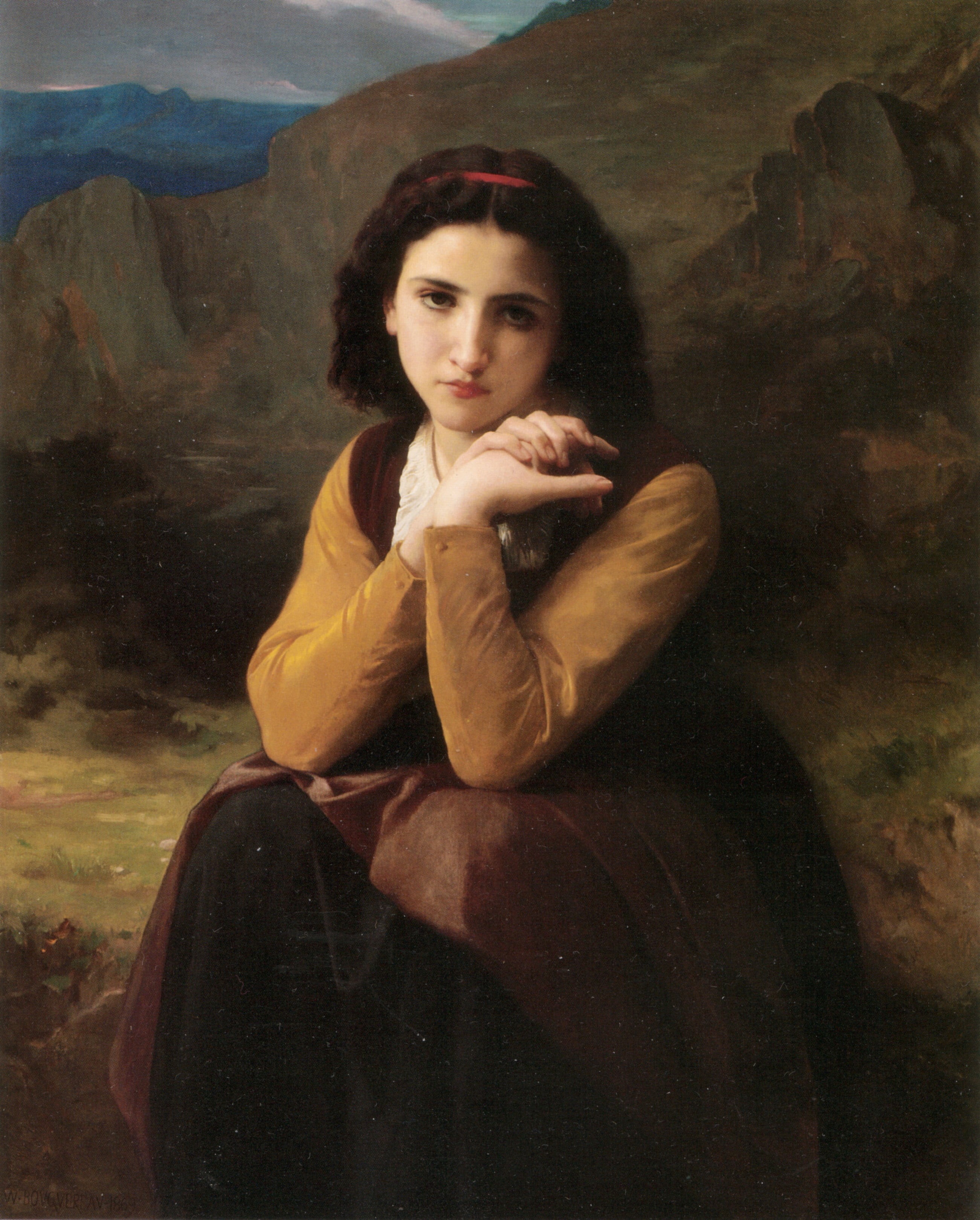 women, 2K, William-Adolphe Bouguereau, painting, Phone HD Wallpaper