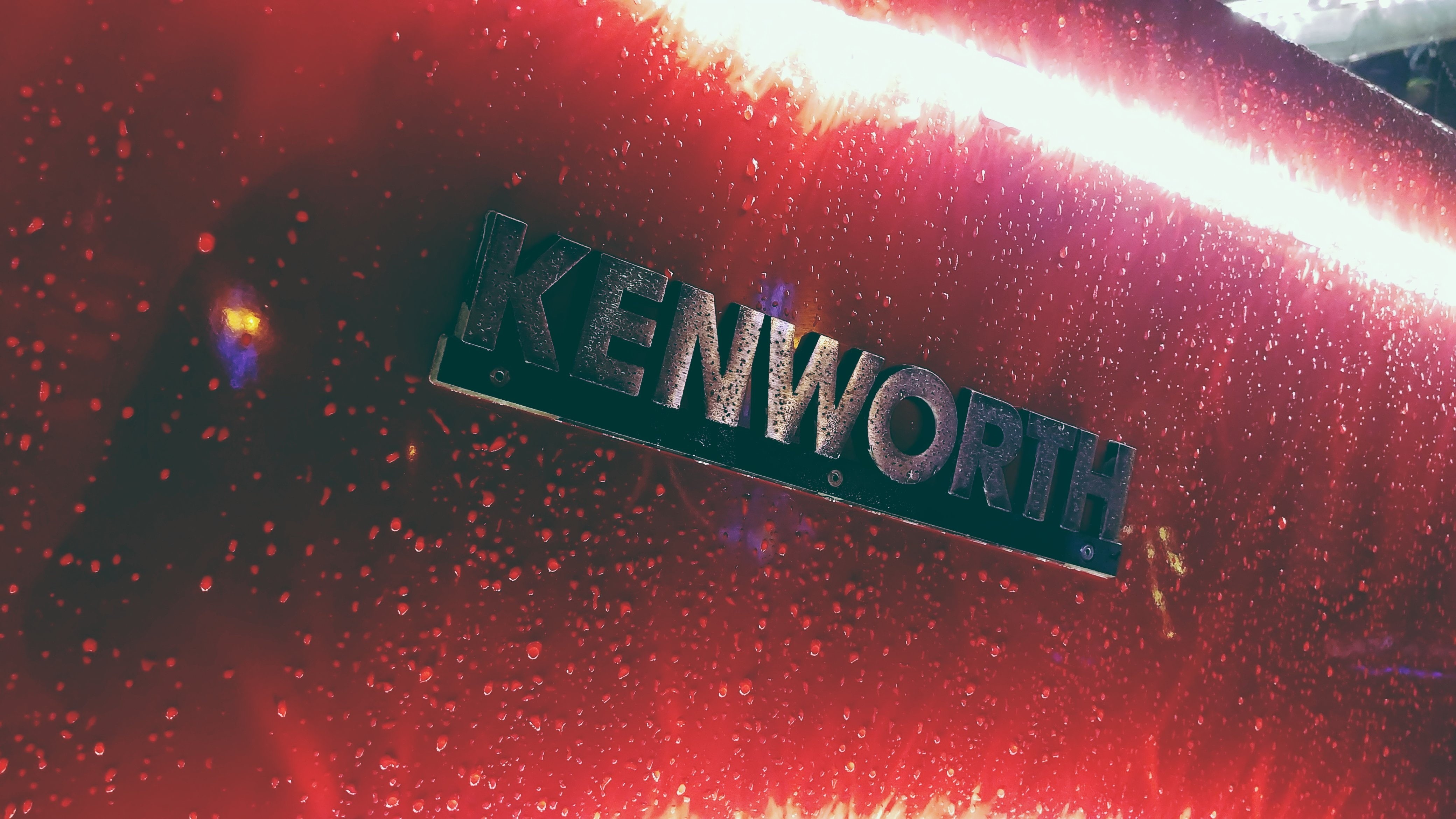indoors, backgrounds, trucks, full frame, love, message, capital letter, western script, 4K, information, motor vehicle, no people, Kenworth, close-up, HD Wallpaper