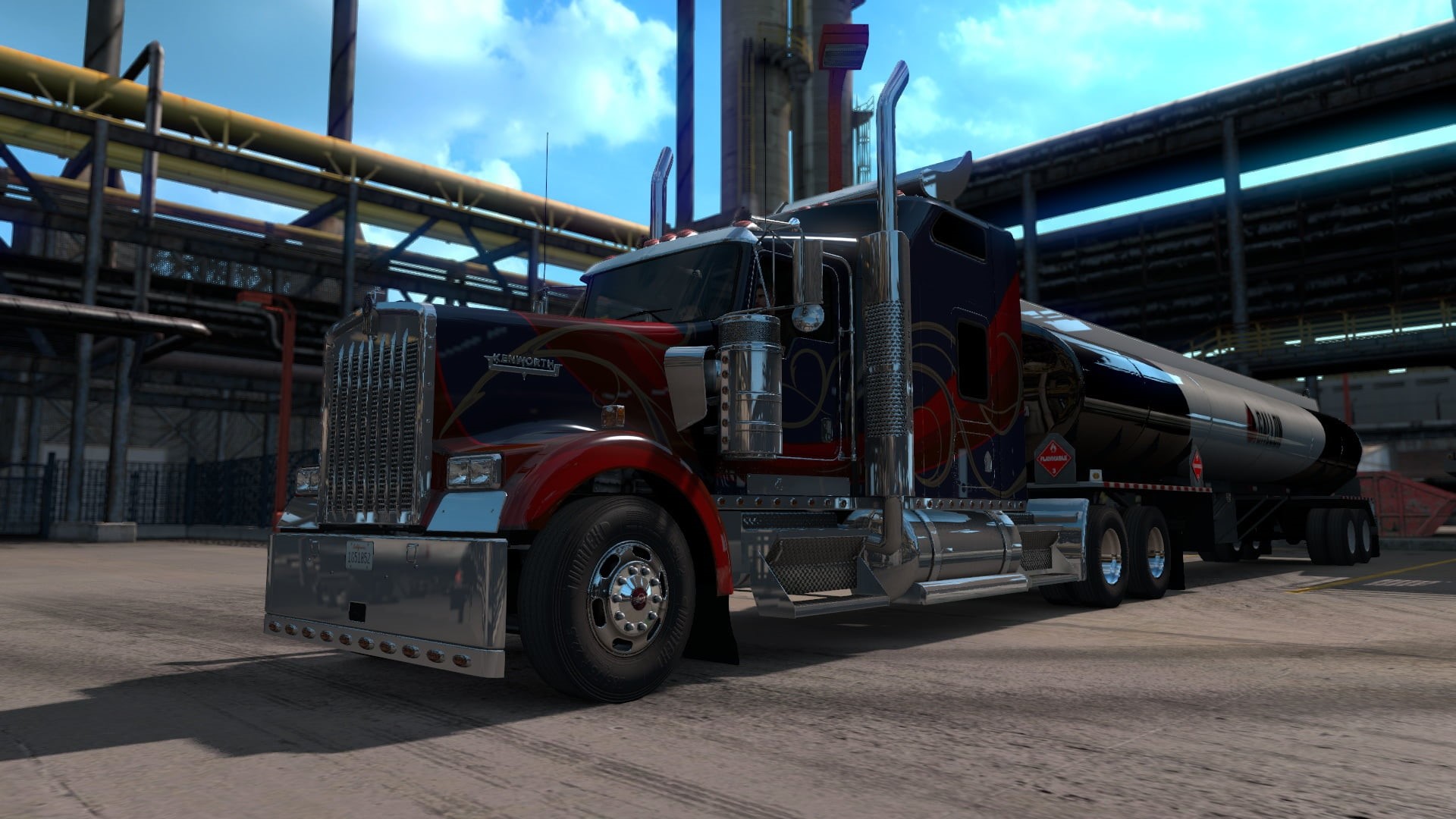 American Truck Simulator, Kenworth, screen shot, PC gaming, 1080P, truck, trucks, HD Wallpaper
