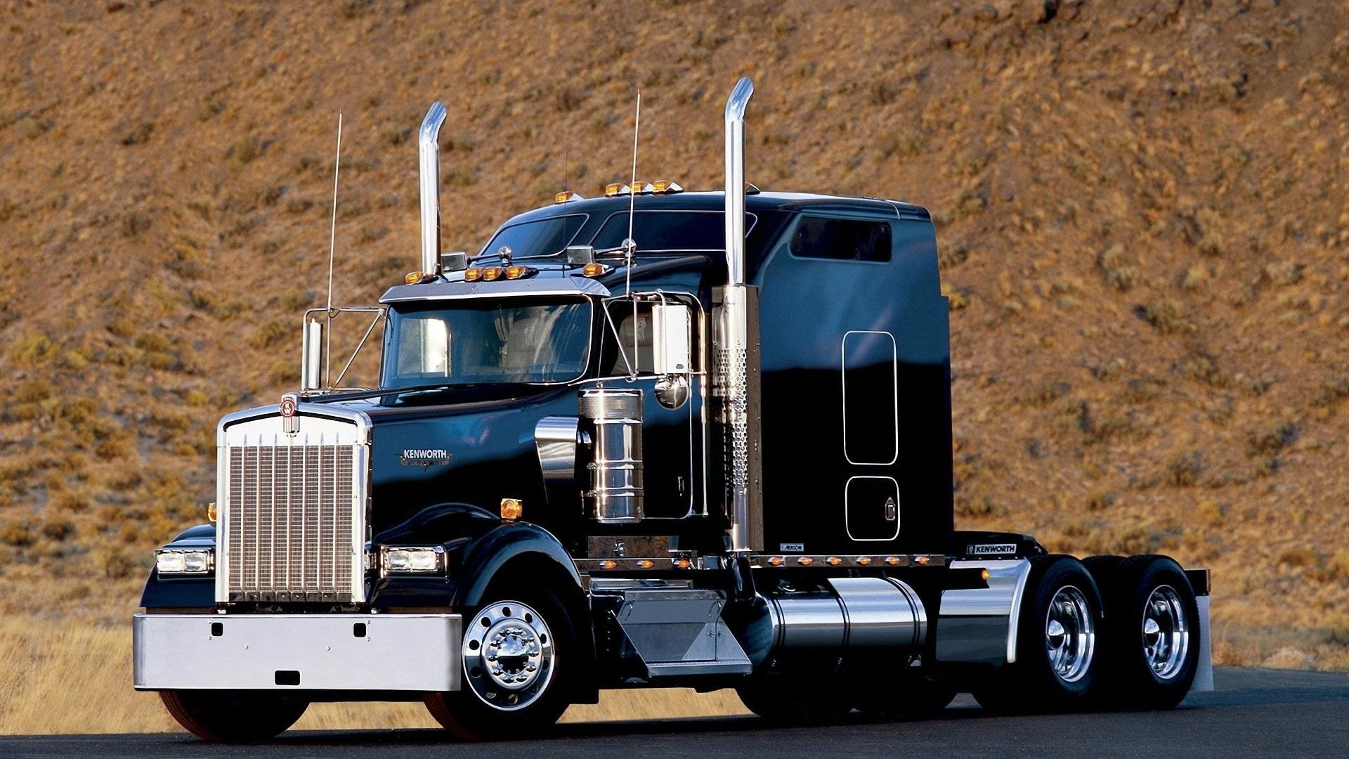 day, business, mode of transportation, nature, freight transportation, metal, 1080P, truck, no people, outdoors, motor vehicle, land vehicle, Kenworth, HD Wallpaper