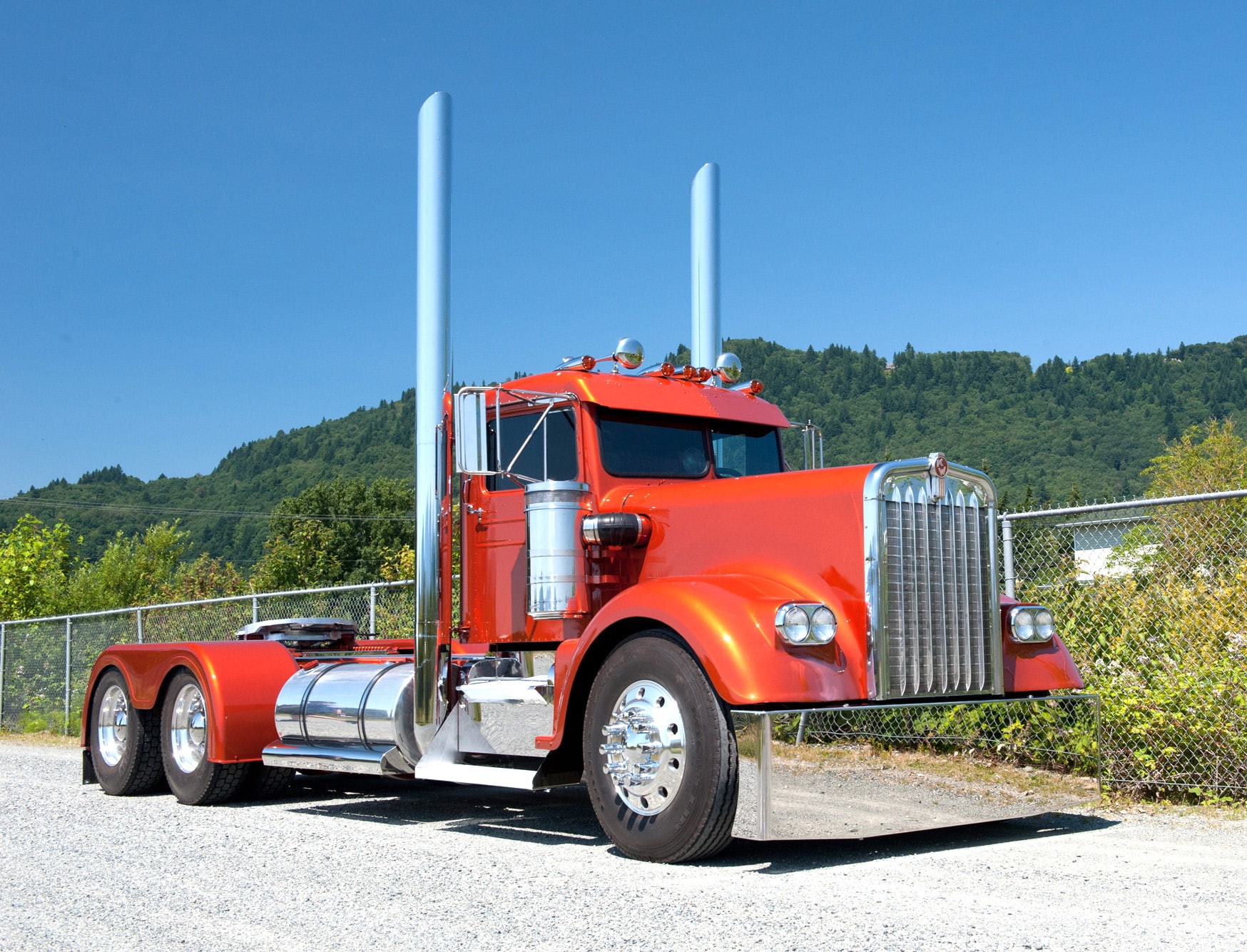 w900, semi, kenworth, 720P, tractor, HD Wallpaper