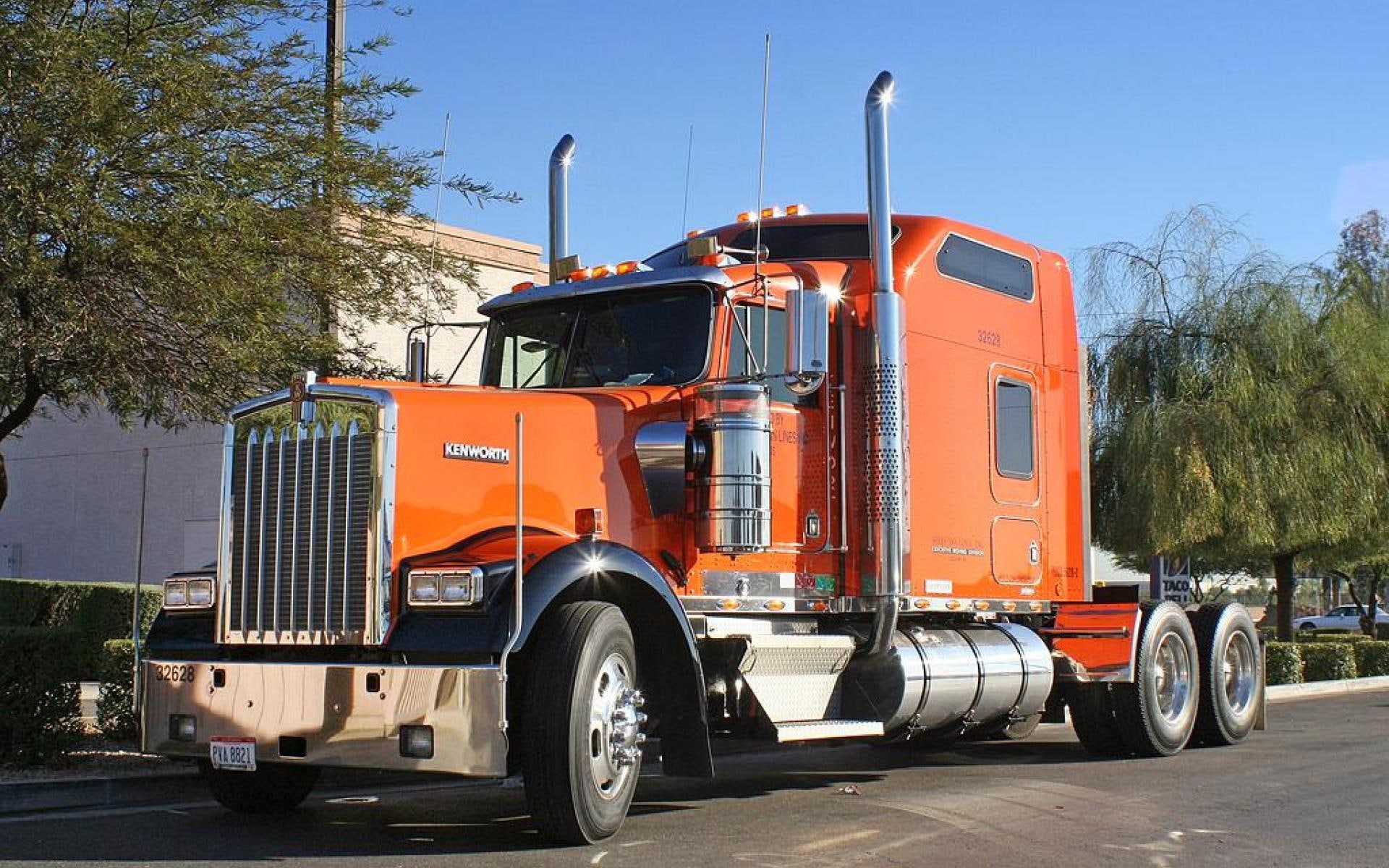 semi, w900, tractor, kenworth, 1080P, HD Wallpaper