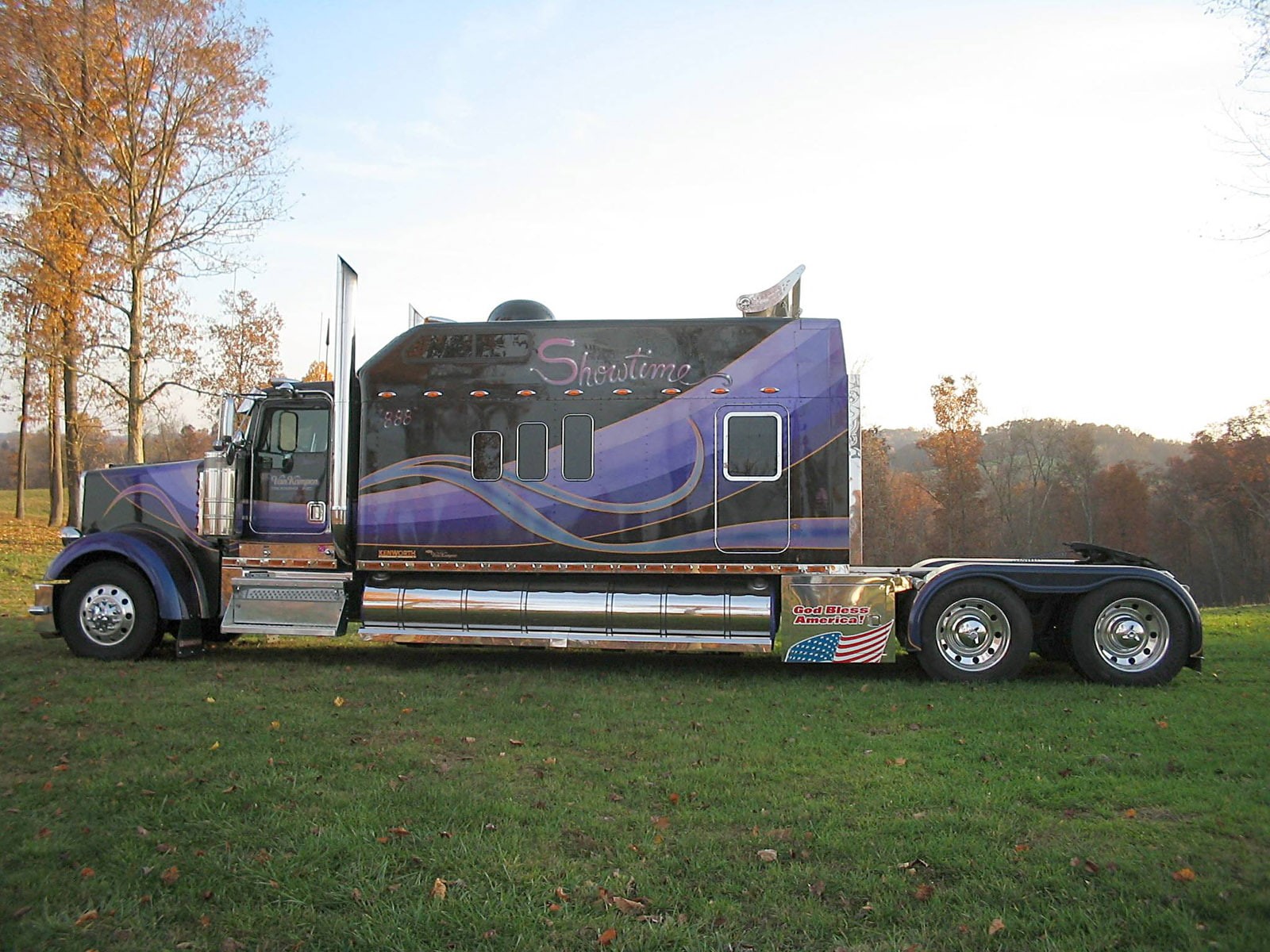 w900, semi, kenworth, 720P, tractor, HD Wallpaper