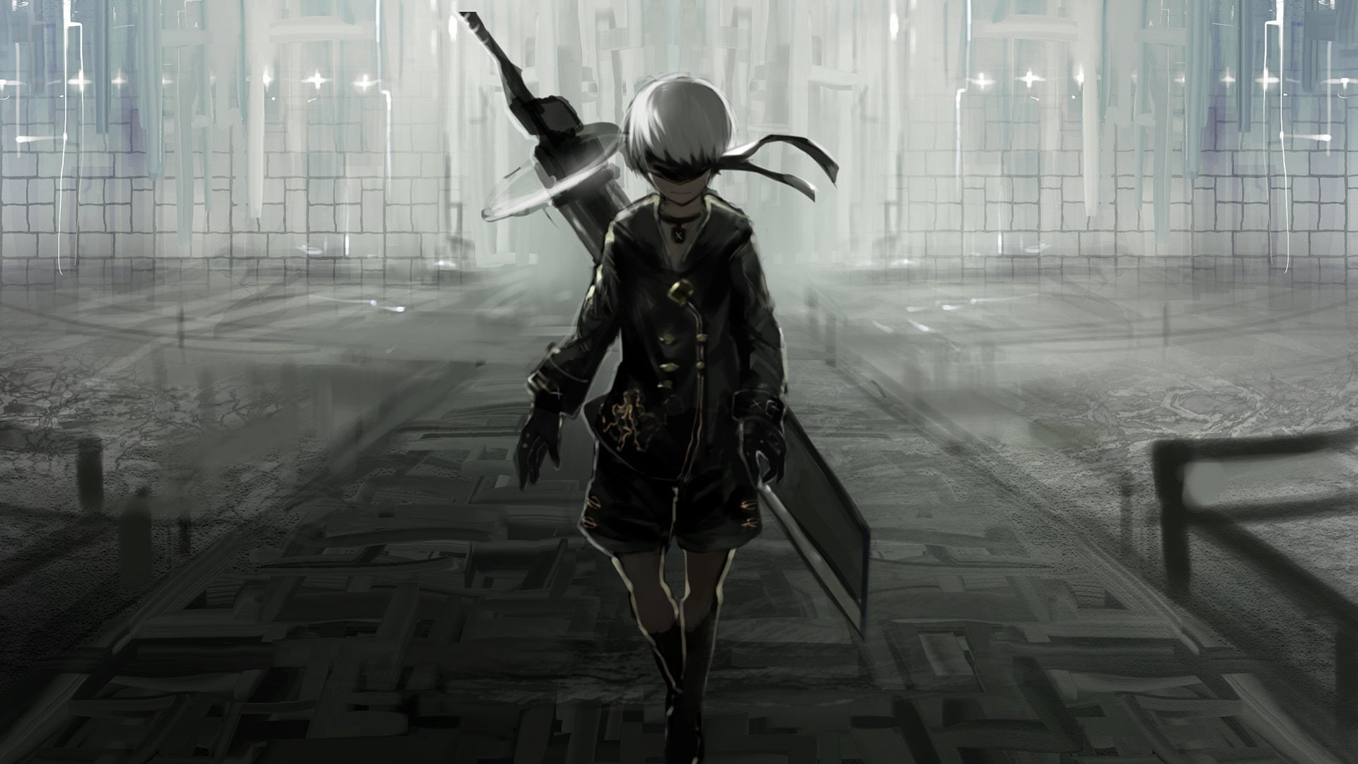 1080P, NieR: Automata, YoRHa No.9 Type S, Video Game, HD Wallpaper