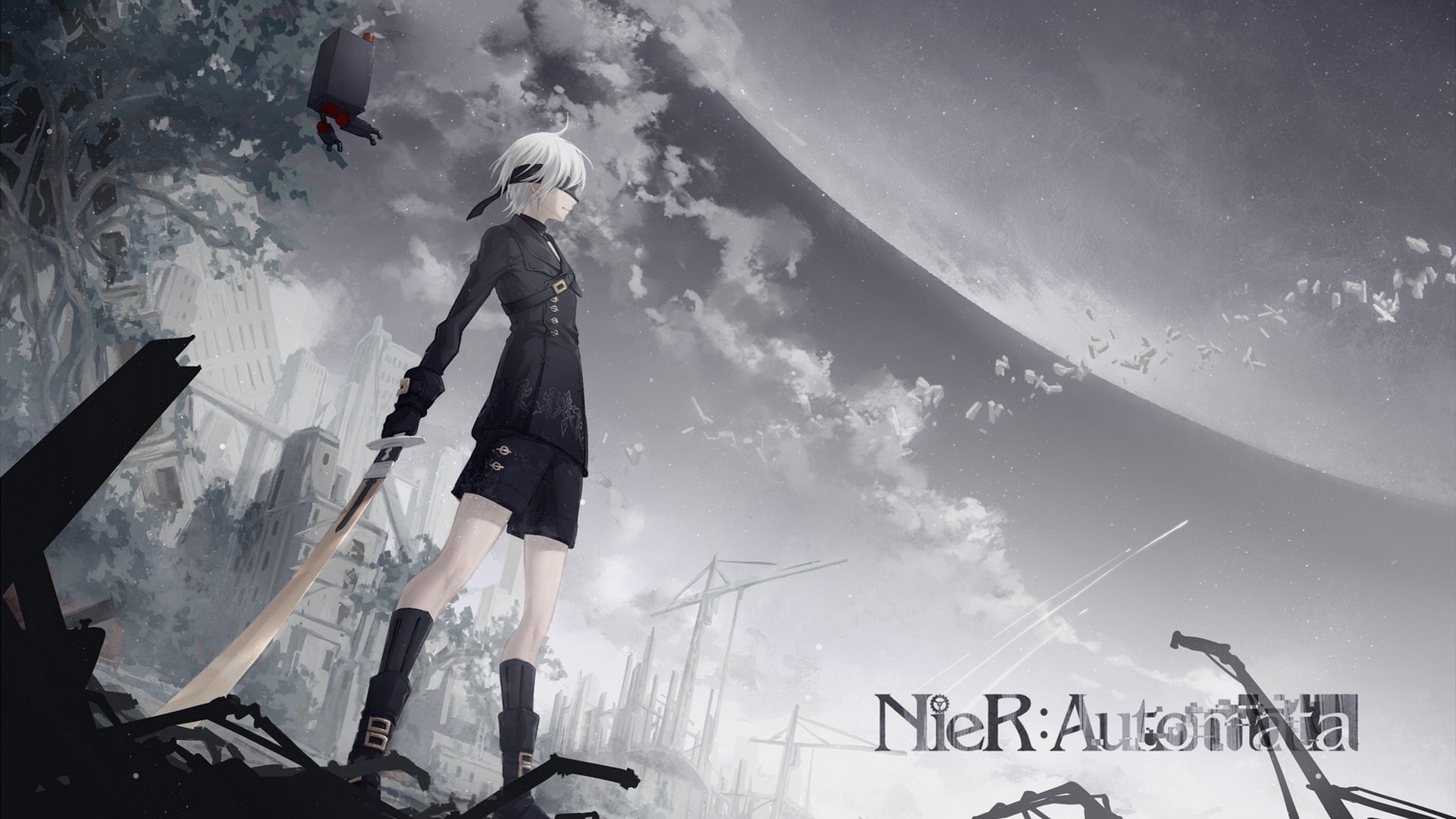 Video Game, NieR: Automata, YoRHa No.9 Type S, 1080P, HD Wallpaper