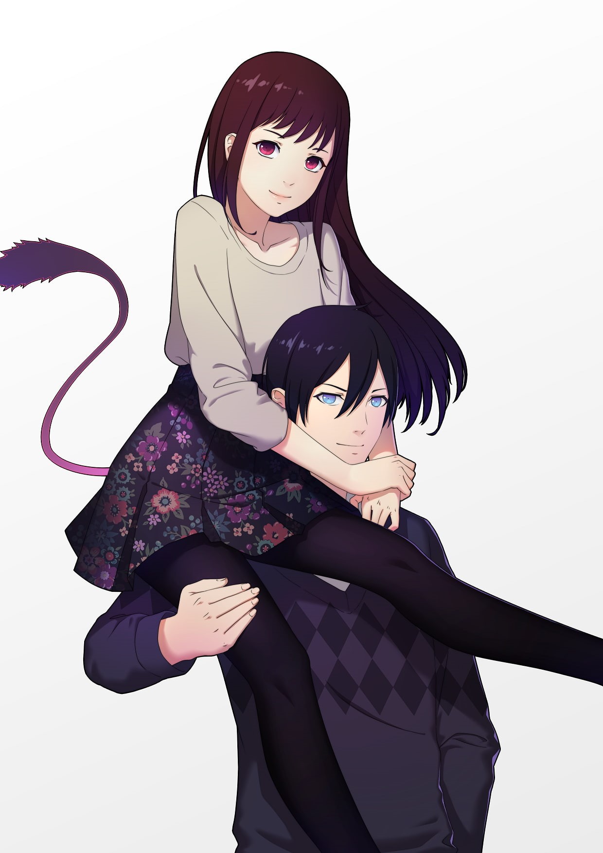 Iki Hiyori, Yato (Noragami), anime girls, 720P, Noragami, Phone HD Wallpaper