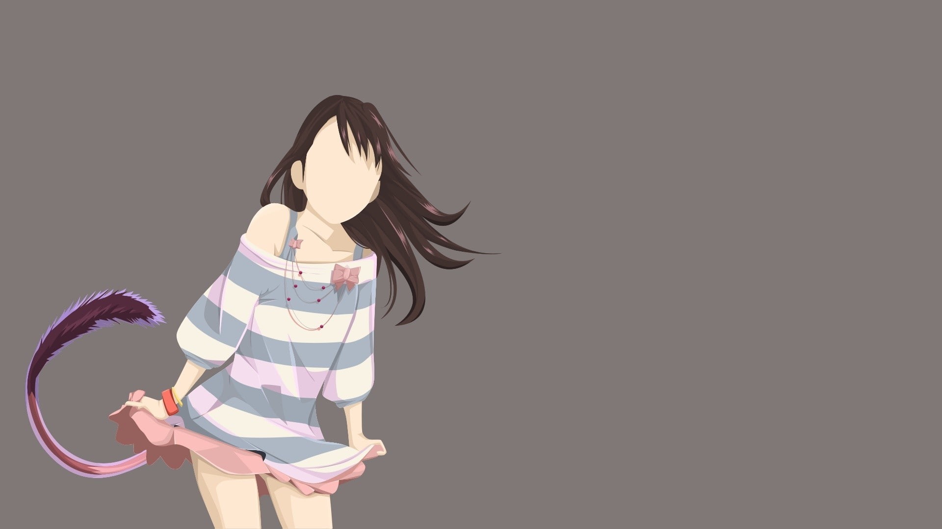 females, Iki Hiyori, standing, one person, copy space, rear view, real people, arts culture and entertainment, arms raised, hairstyle, women, indoors, anime girls, HD Wallpaper