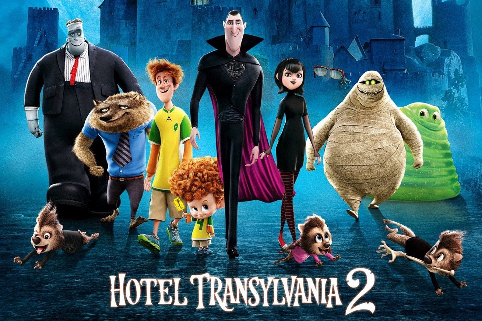 real people, men, Werewolf, fun, Murray (Hotel Transylvania), Dracula, boys, people, Dennis (Hotel Transylvania), 1080P, Frankenstein (Hotel Transylvania), HD Wallpaper