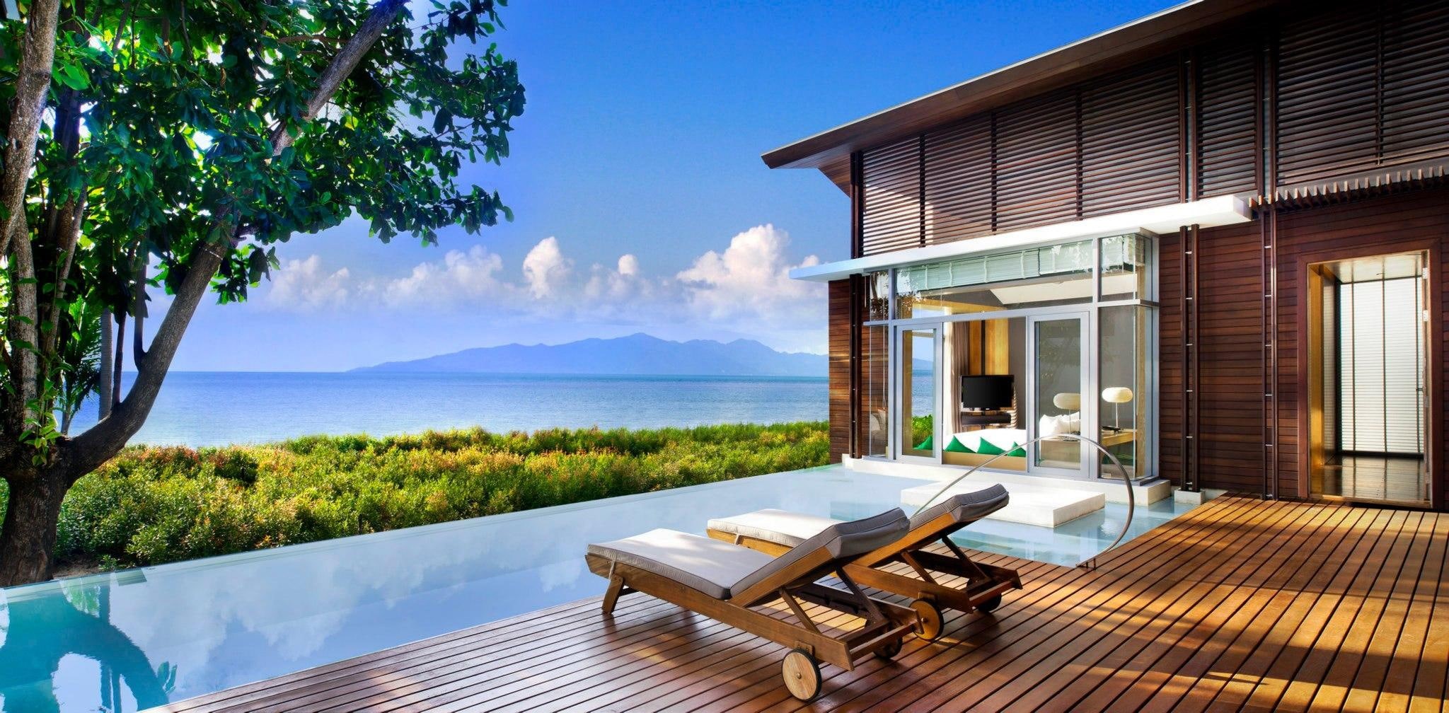 thail, holiday, island, hotel, paradise, tropical, luxury, resort, asia, thailand, pool, blue, 1080P, lodge, HD Wallpaper