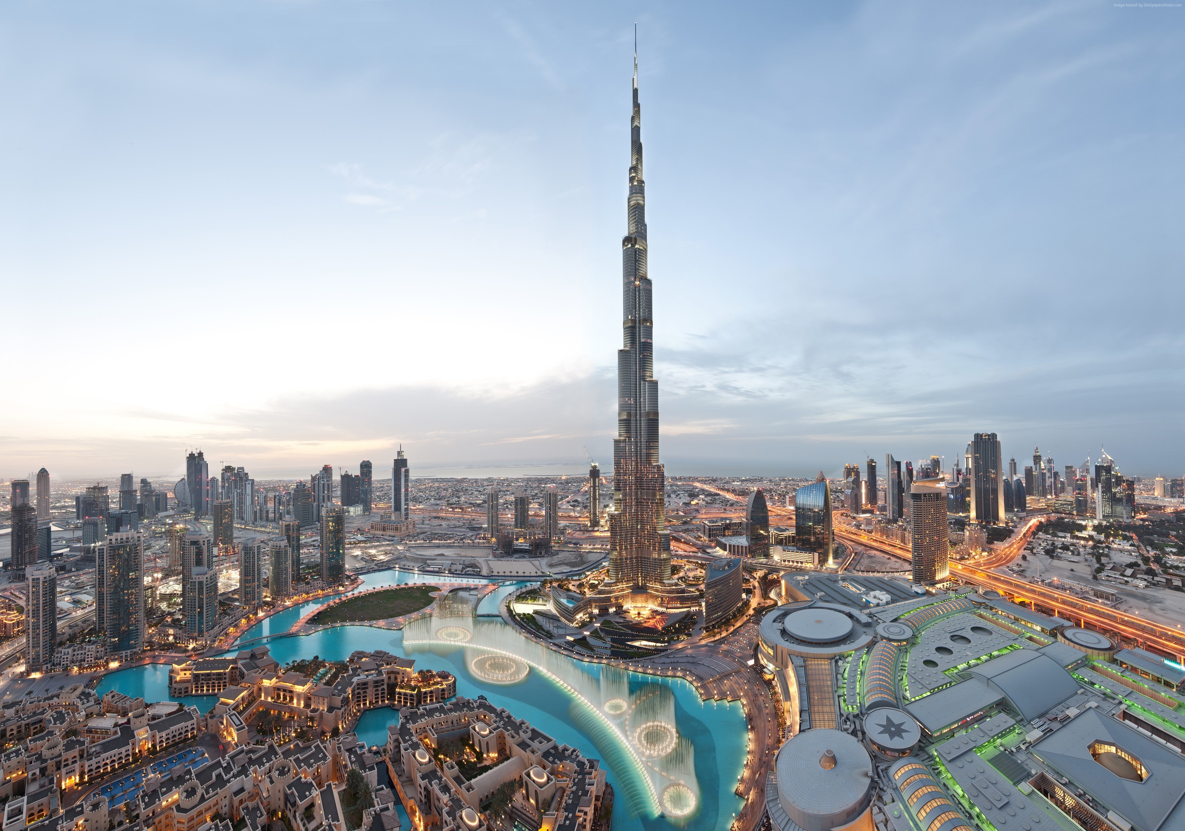 resort, vacation, tourism, Khalifa Tower, booking, 4K, pool, Dubai, Best hotels, travel, HD Wallpaper