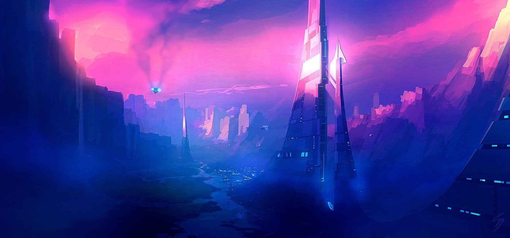 720P, City, Sci Fi, HD Wallpaper