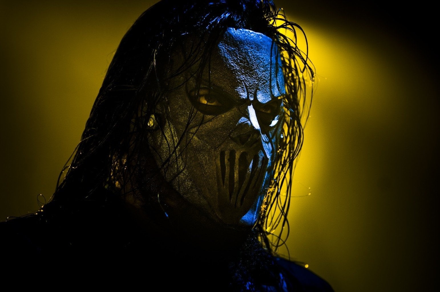 Nu Metal, Band (Music), Slipknot, hairstyle, lifestyles, mature adult, close-up, human body part, human hair, horror, human face, spooky, black color, leisure activity, HD Wallpaper