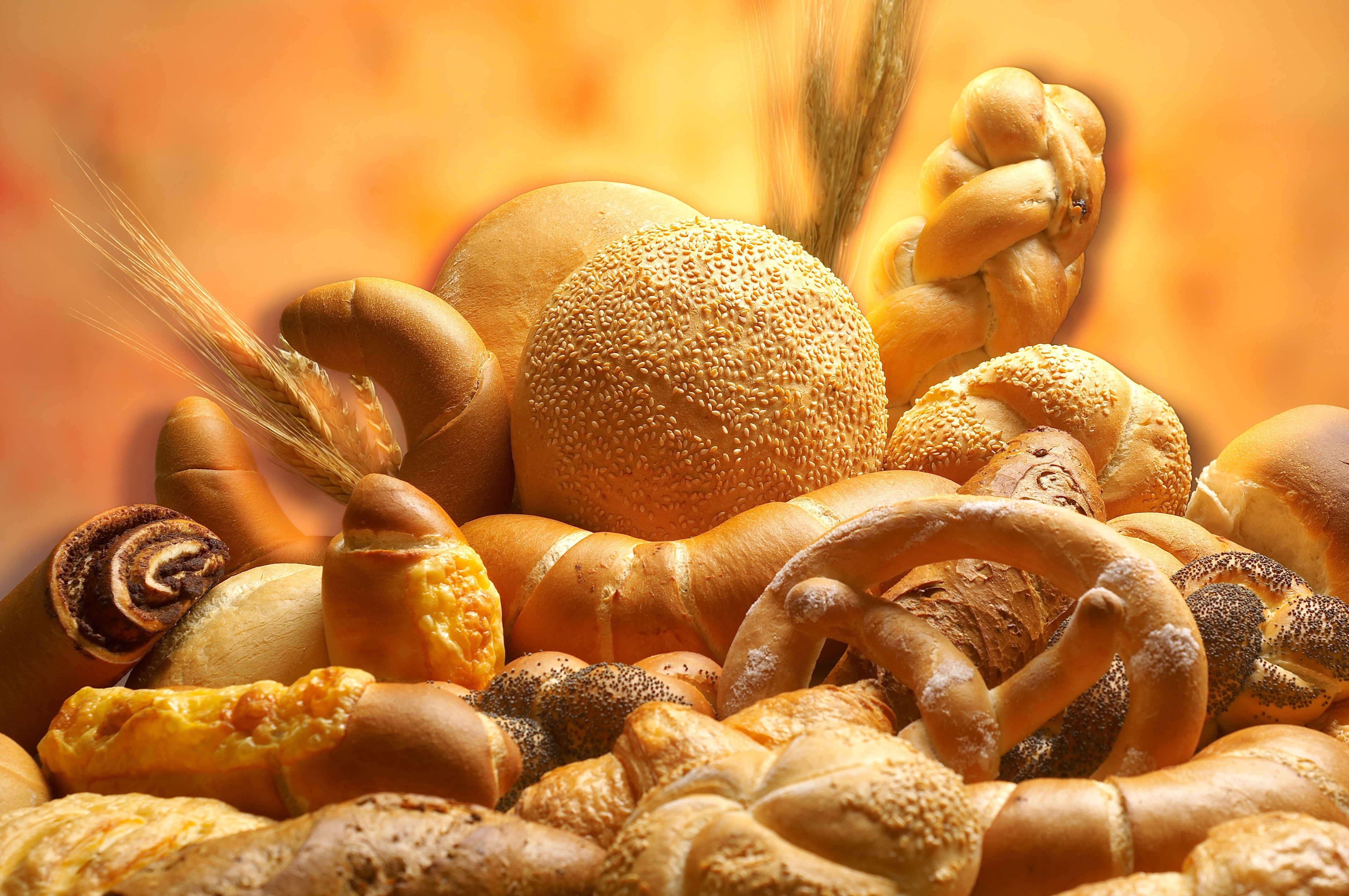 tasty, cultures, decoration, day, freshness, large group of objects, bread, nut, group of objects, pastry, gourmet, healthy eating, abundance, gold Colored, HD Wallpaper