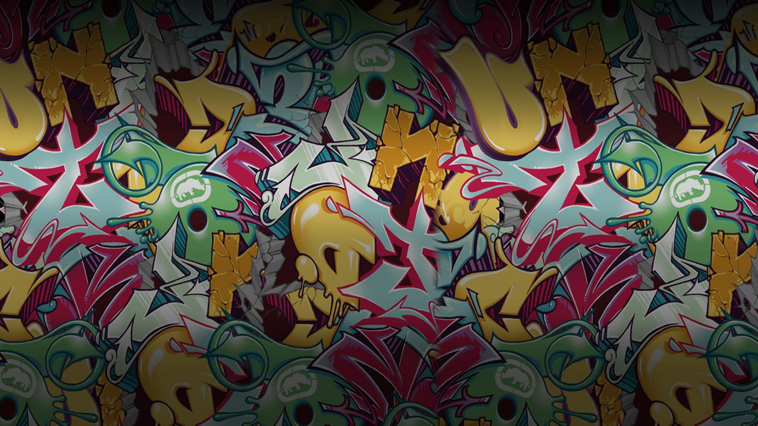 creativity, decoration, floral pattern, abstract, no people, variation, graffiti, art and craft, mural, textured, representation, close-up, 2K, HD Wallpaper