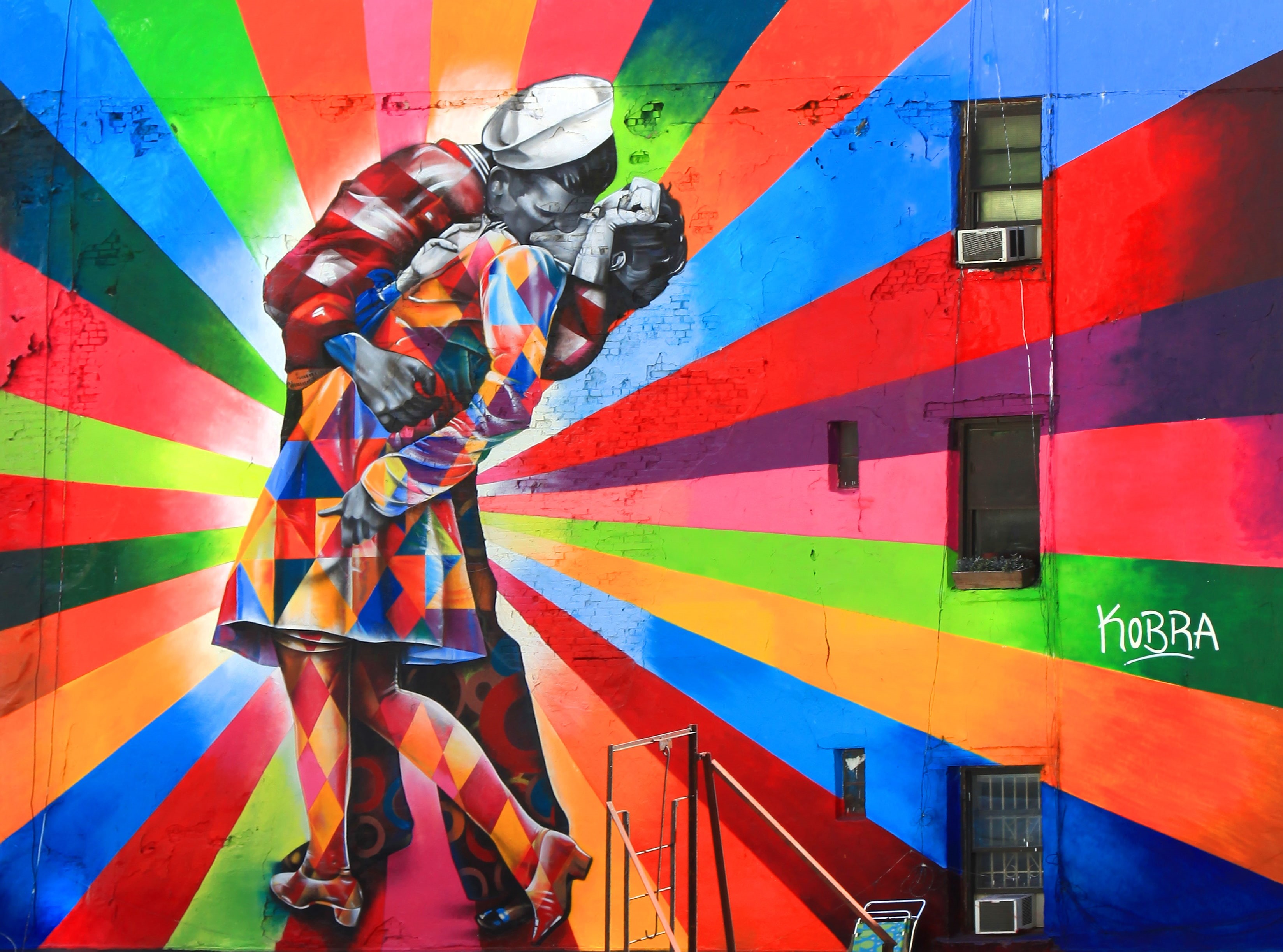 graffiti, artist, 2K, Eduardo Kobra, HD Wallpaper