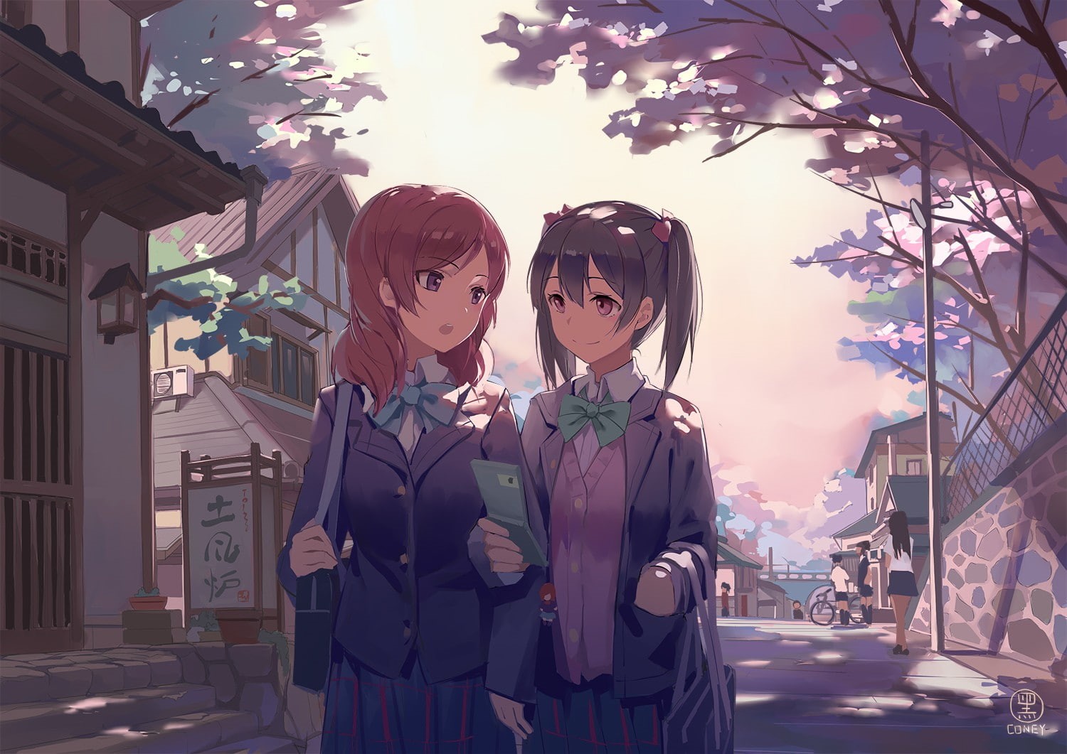 720P, anime girls, anime, Love Live!, Yazawa Nico, Nishikino Maki, HD Wallpaper