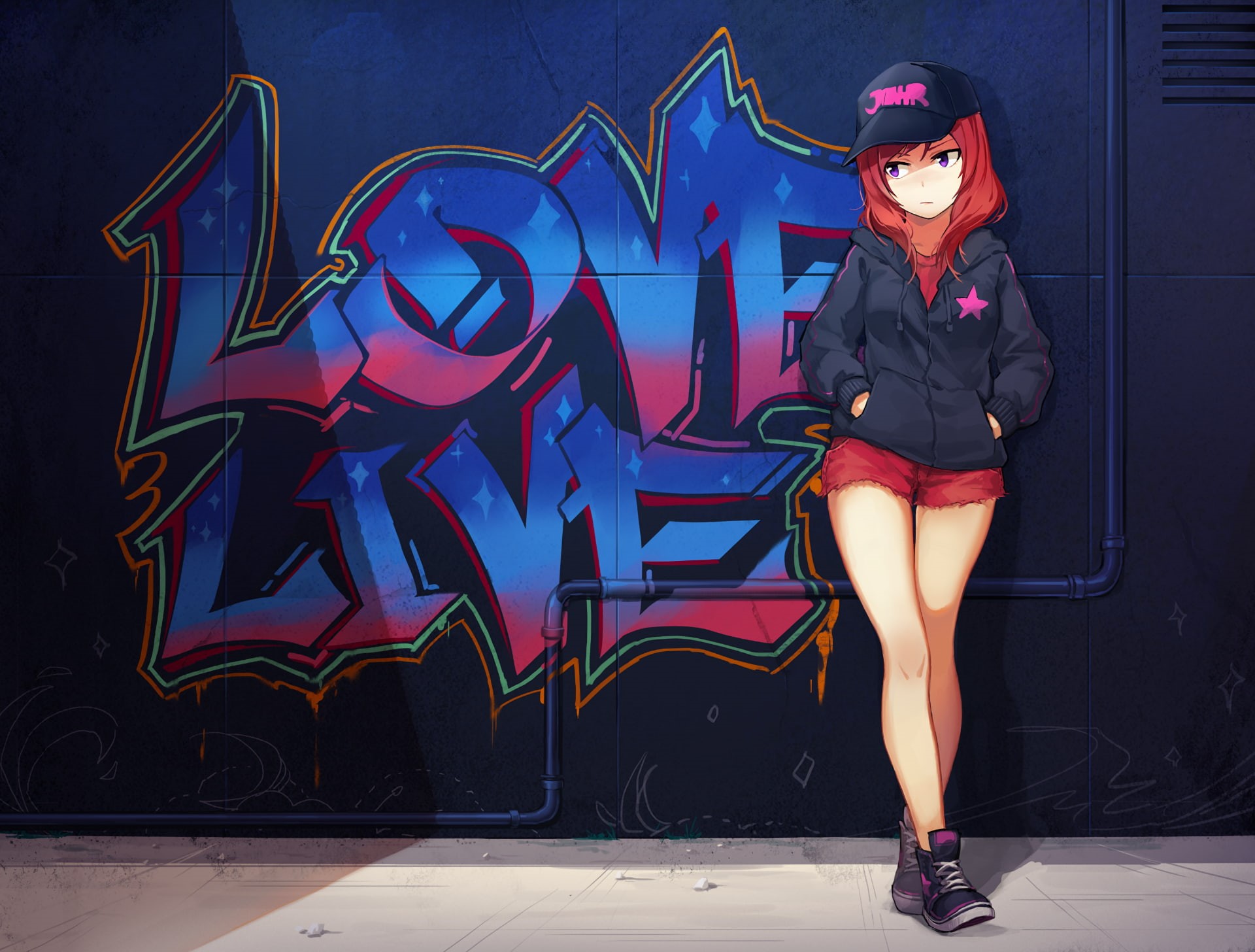 anime girls, Nishikino Maki, Love Live!, 1080P, HD Wallpaper