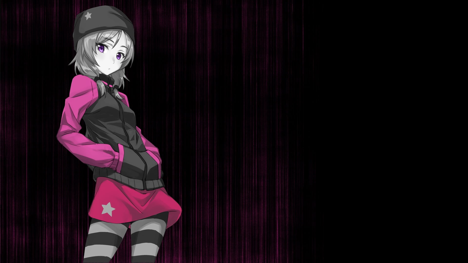 three quarter length, adult, Love Live!, one person, standing, portrait, arts culture and entertainment, curtain, women, young women, stage, 1080P, performance, HD Wallpaper