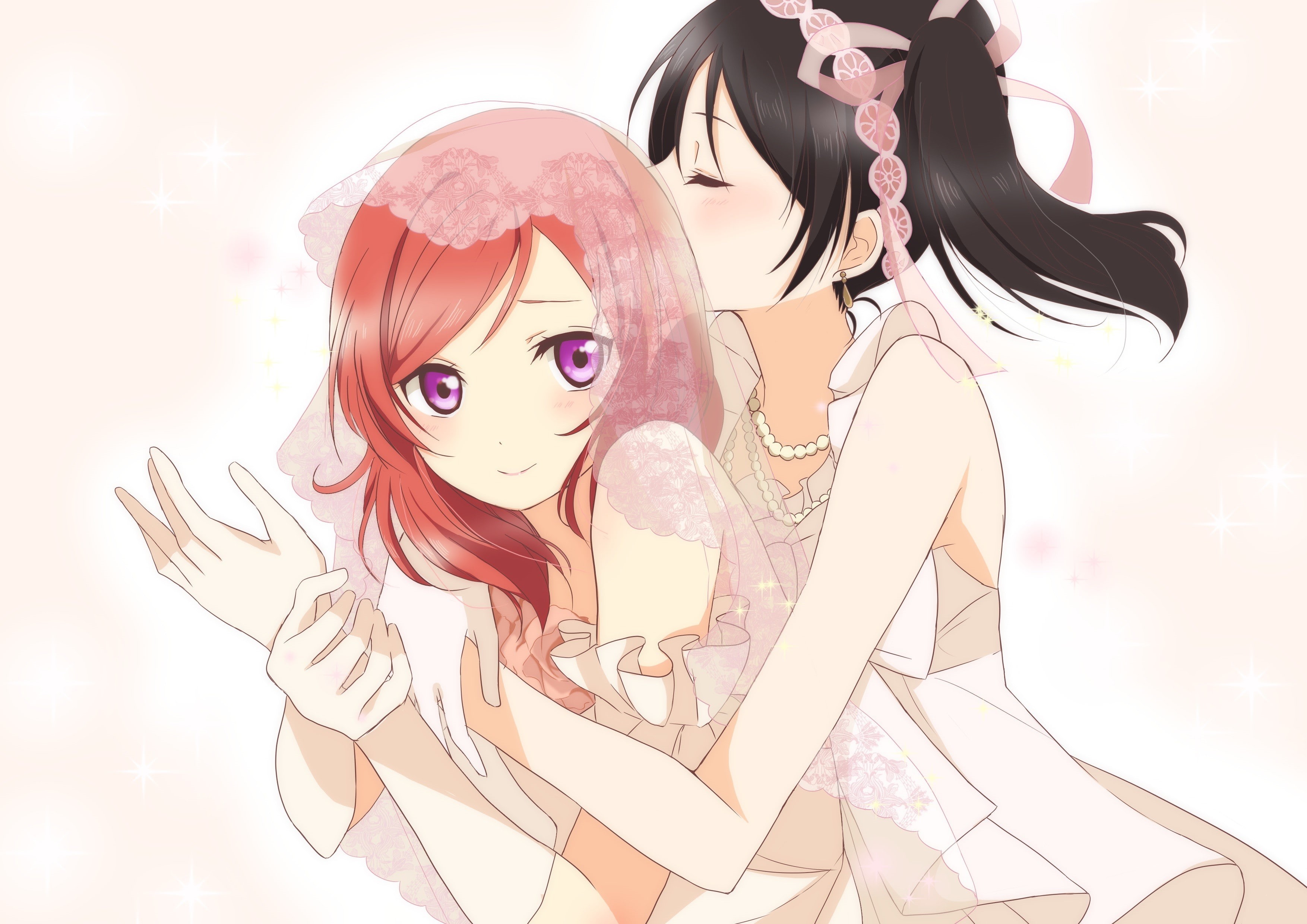 Yazawa Nico, young women, females, adult, 2K, leisure activity, Love Live!, young adult, women, human representation, real people, Nishikino Maki, art and craft, HD Wallpaper