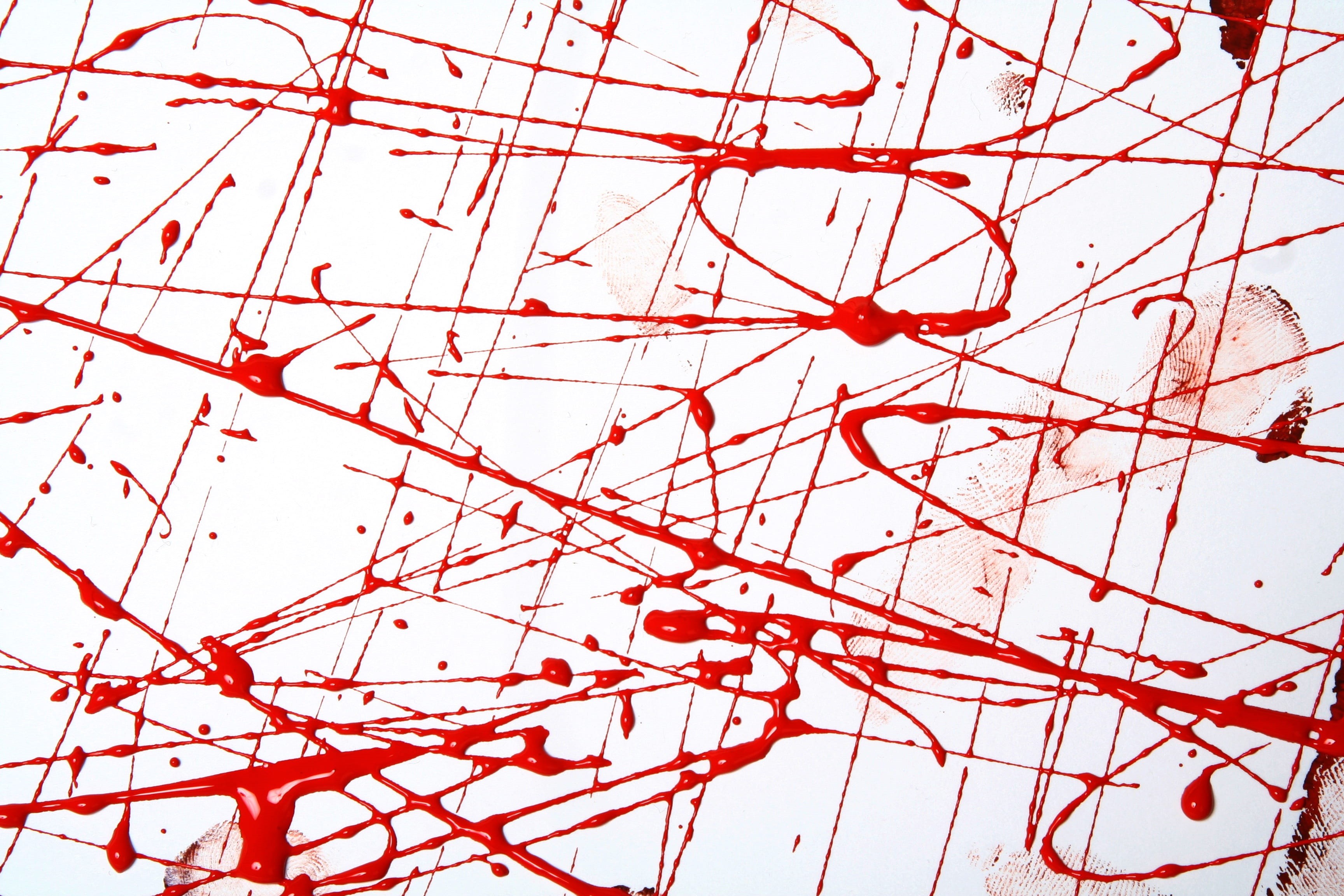 thread, messy, design, no people, texture, white background, tangled, connection, color, built structure, illustration, blood, spray, backgrounds, architecture, HD Wallpaper
